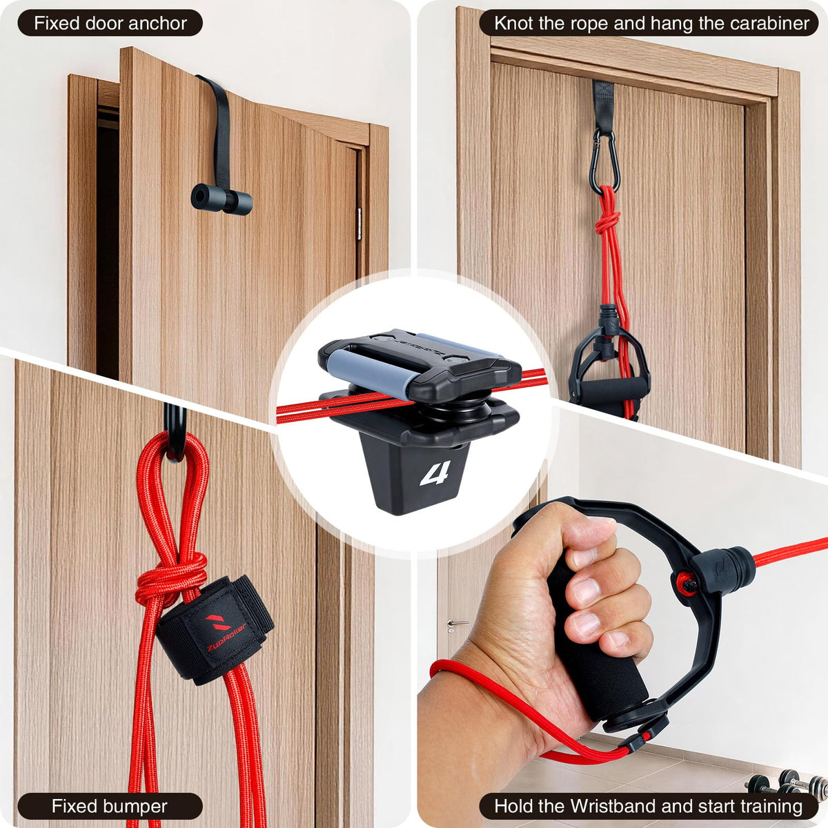 Portable Resistance Band Door Anchor for Solo 2 Player - YrsFish Official Imagery - 6