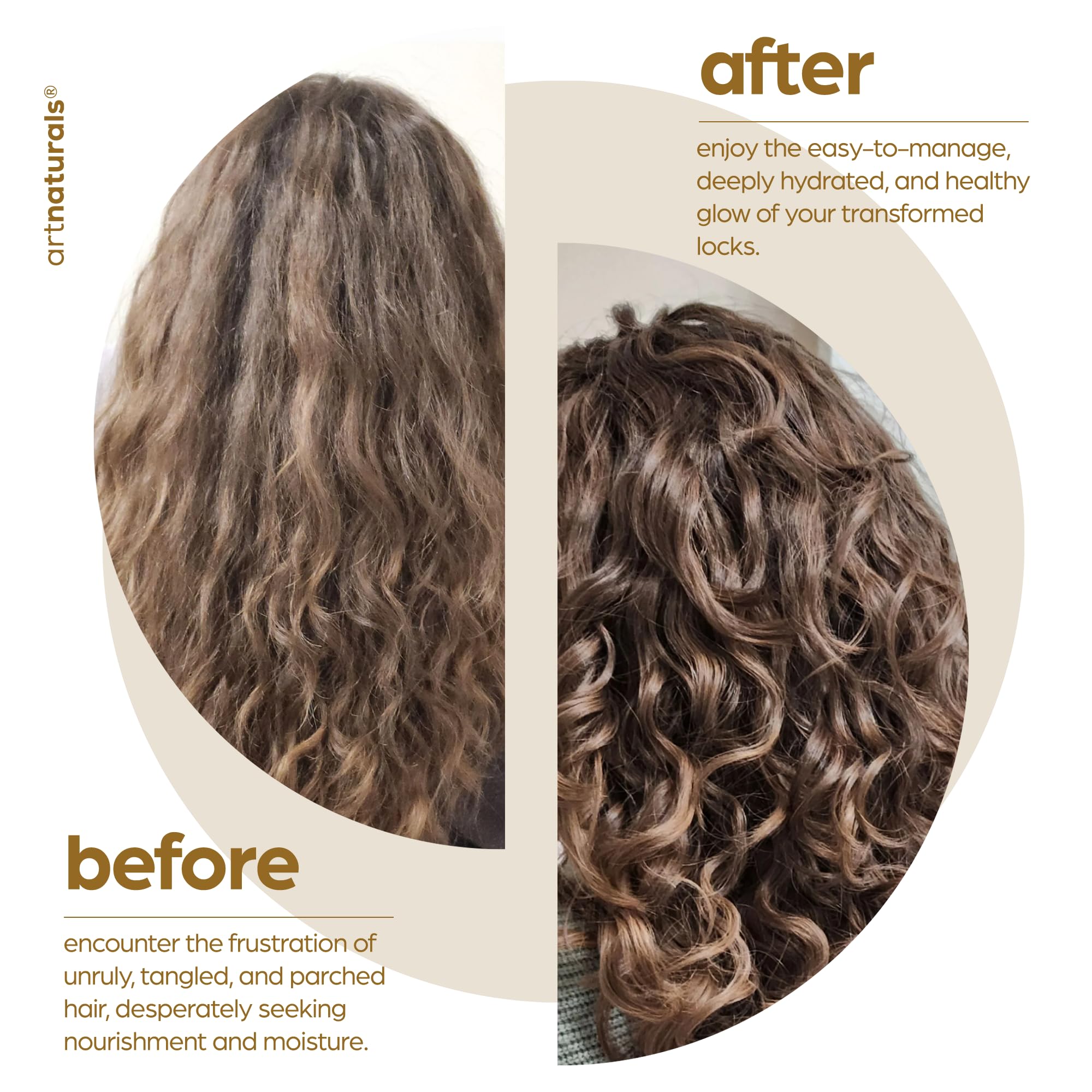 Artnaturals Argan Oil Leave - In Conditioner & 12 fl oz - Artnaturals Official Product View 6