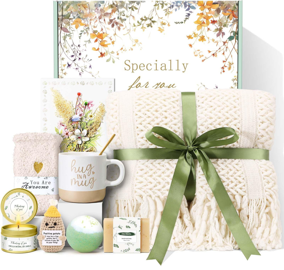 Birthday Gifts for Women Self Care Spa Gift Baskets for - Kalokey Official Imagery - 1
