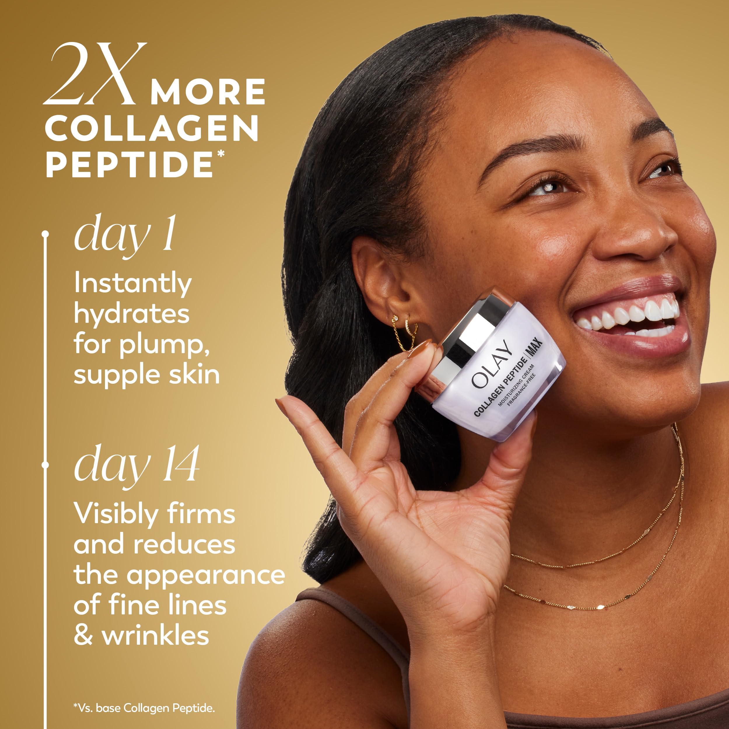 Olay Collagen Peptide Face Moisturizer, Firming Cream for Women, - Olay