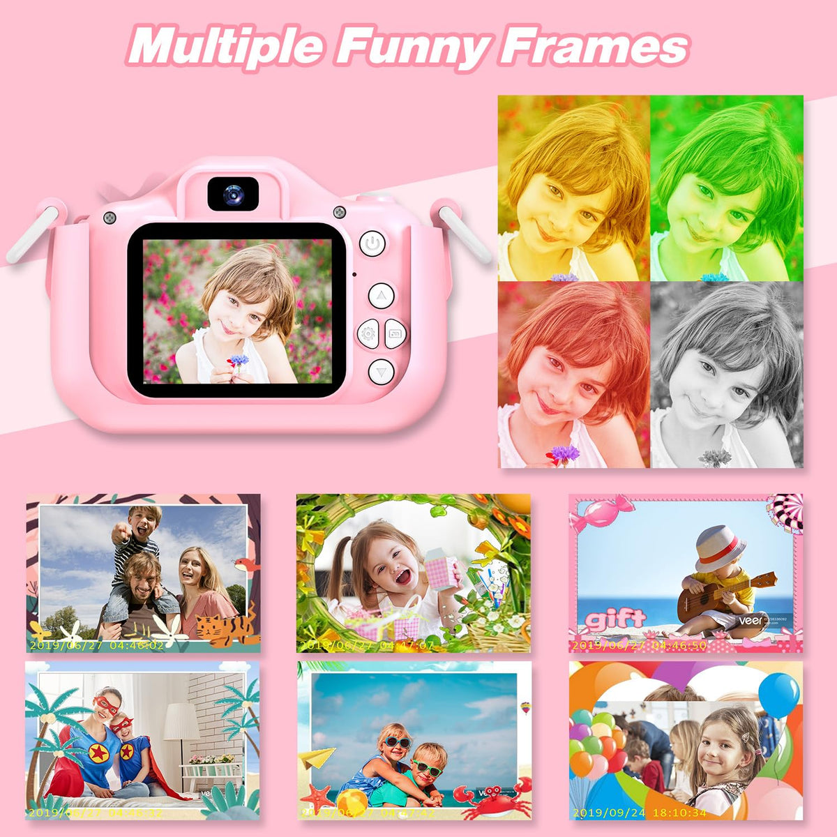 Kids Camera Toys for 3 8 Year Old Girls Boys Children - goopow Official Imagery - 7