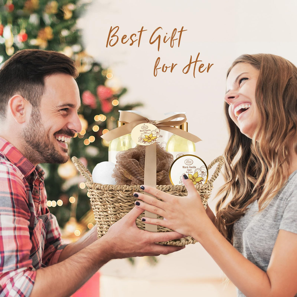Bath and Body Warm Vanilla Sugar Gift Set 7pcs Gift Basket - ArioseMonde Official Imagery - 8