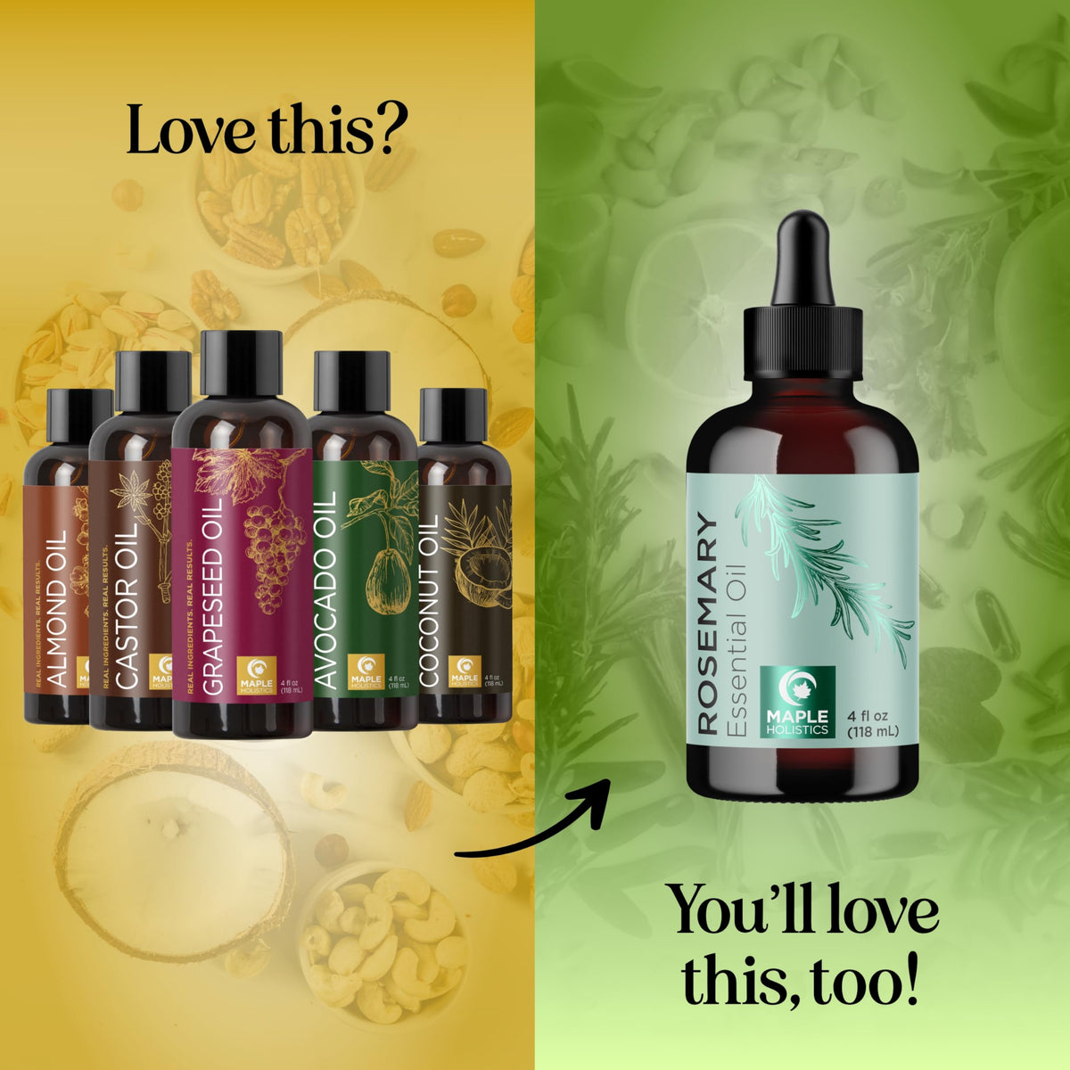 Pure Carrier Oils for Essential Oils - Maple Holistics Official Imagery - 6