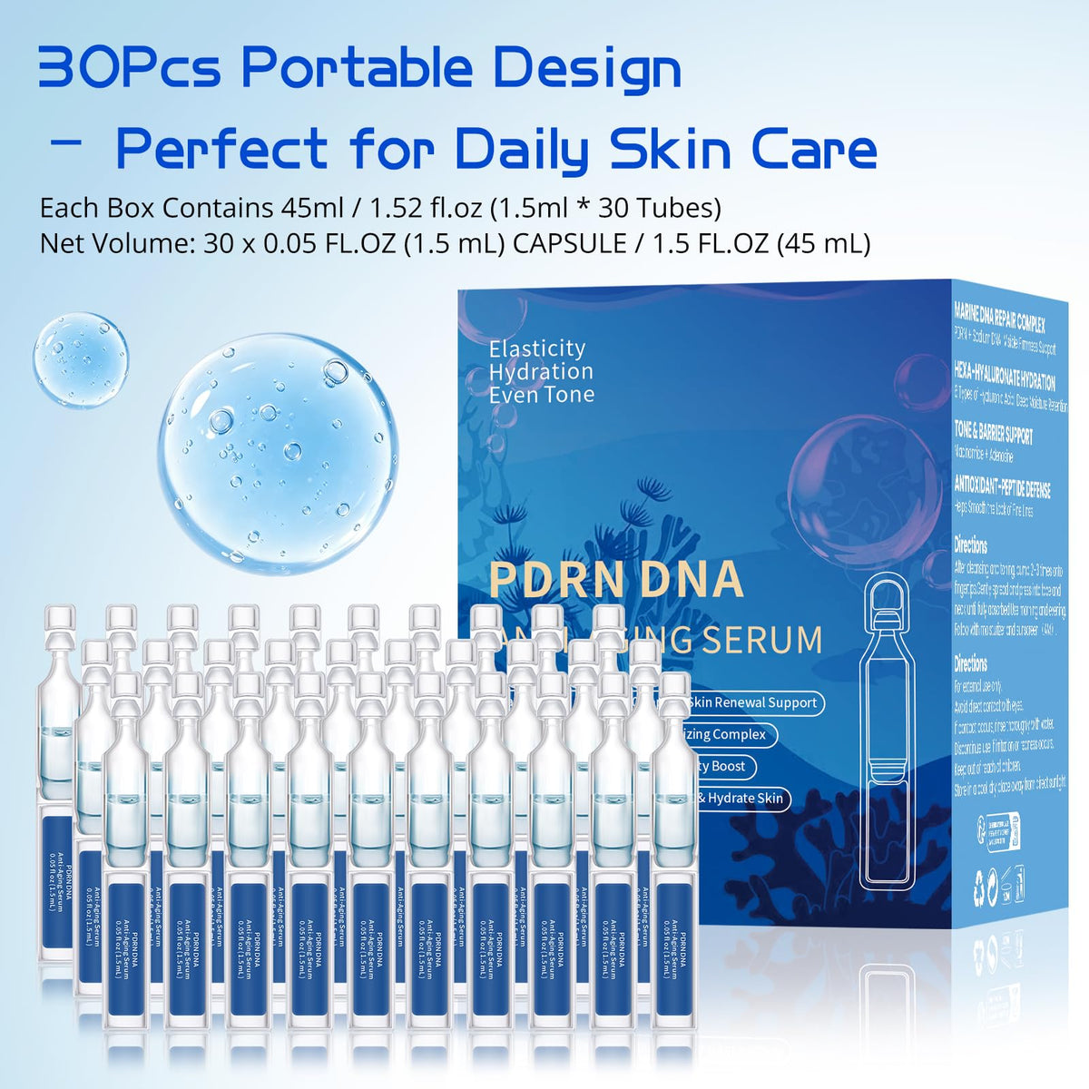 Salmon DNA PDRN Anti Aging Serum Intensive Ampoule with PDRN - pewatul Official Imagery - 6