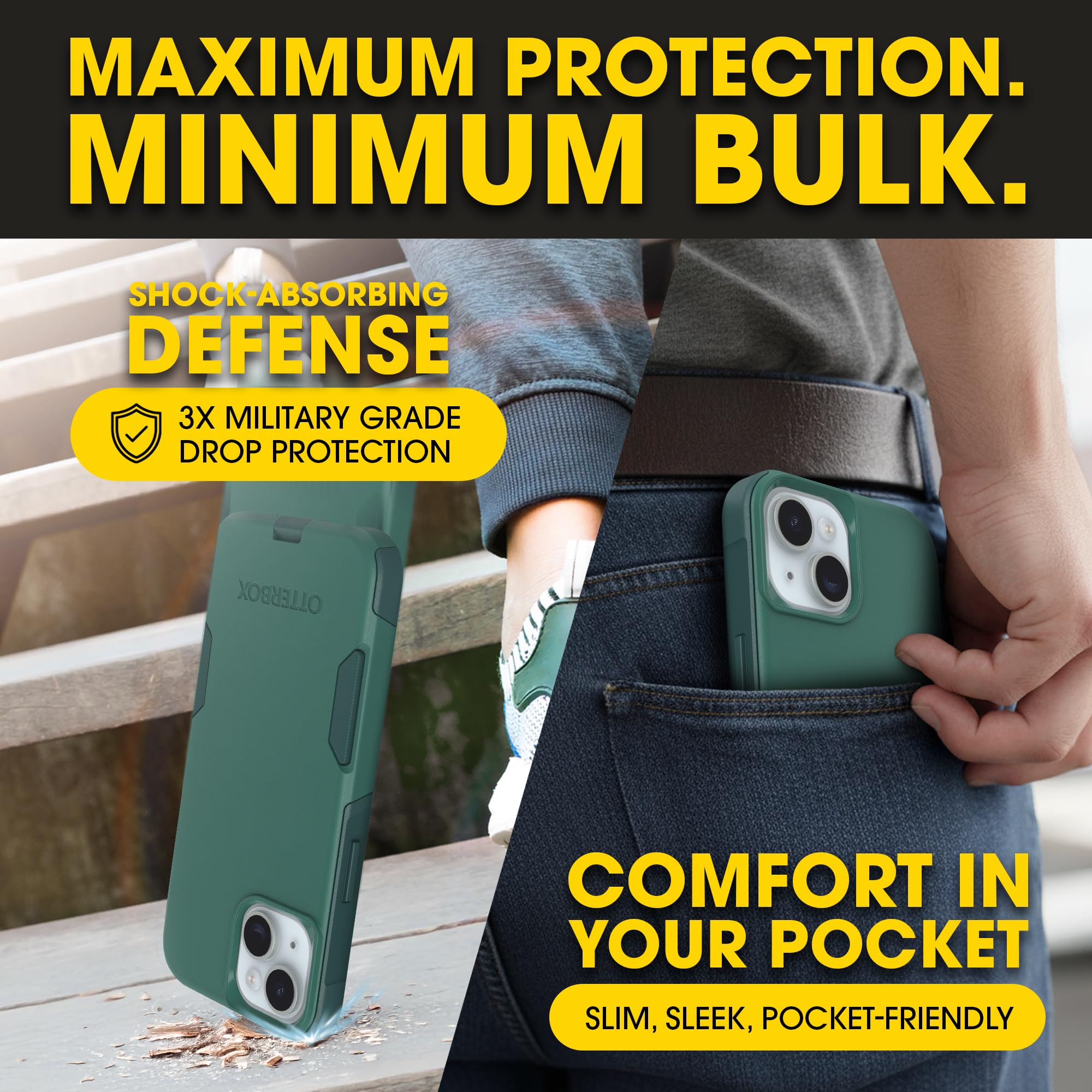 OtterBox iPhone 17e 16e 15 14 13 Commuter MagSafe Case - Premium Selection Official Imagery - 6
