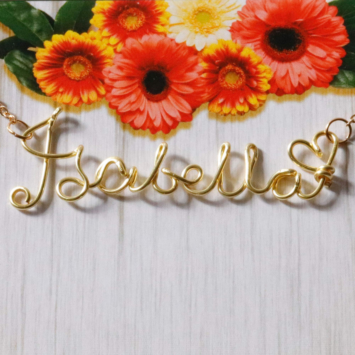 Alan Wire Name Necklace Personalized Dainty Custom Name - Alan Official Imagery - 8