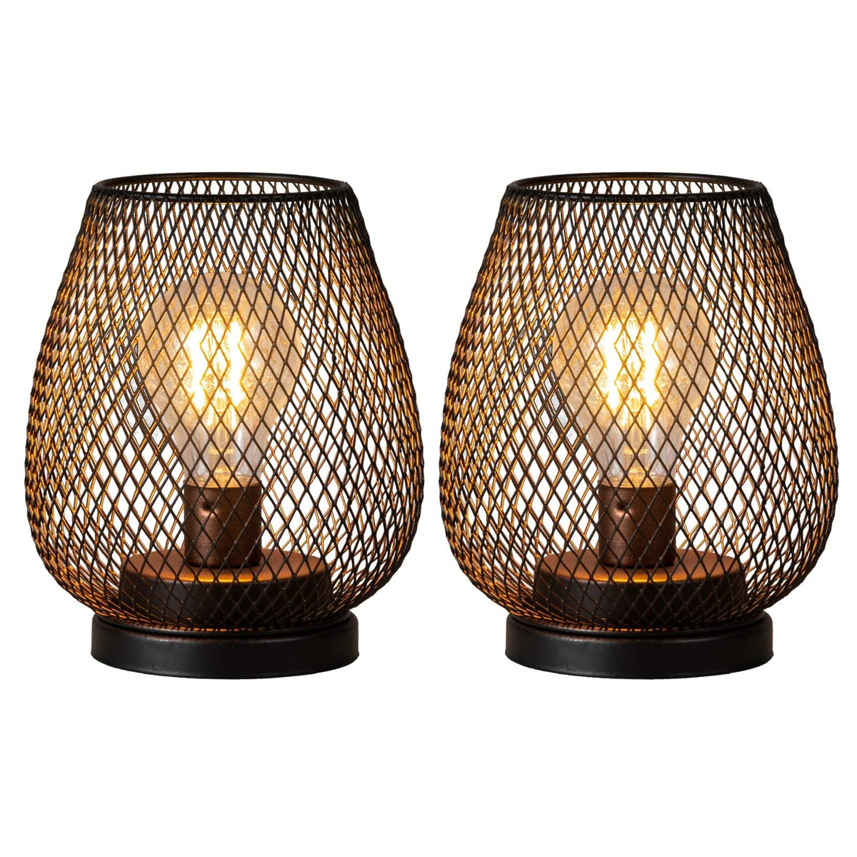 NEEDOMO Battery Operated Lamp Table Powered Lantern Set of 4 - NEEDOMO Official Imagery - 8