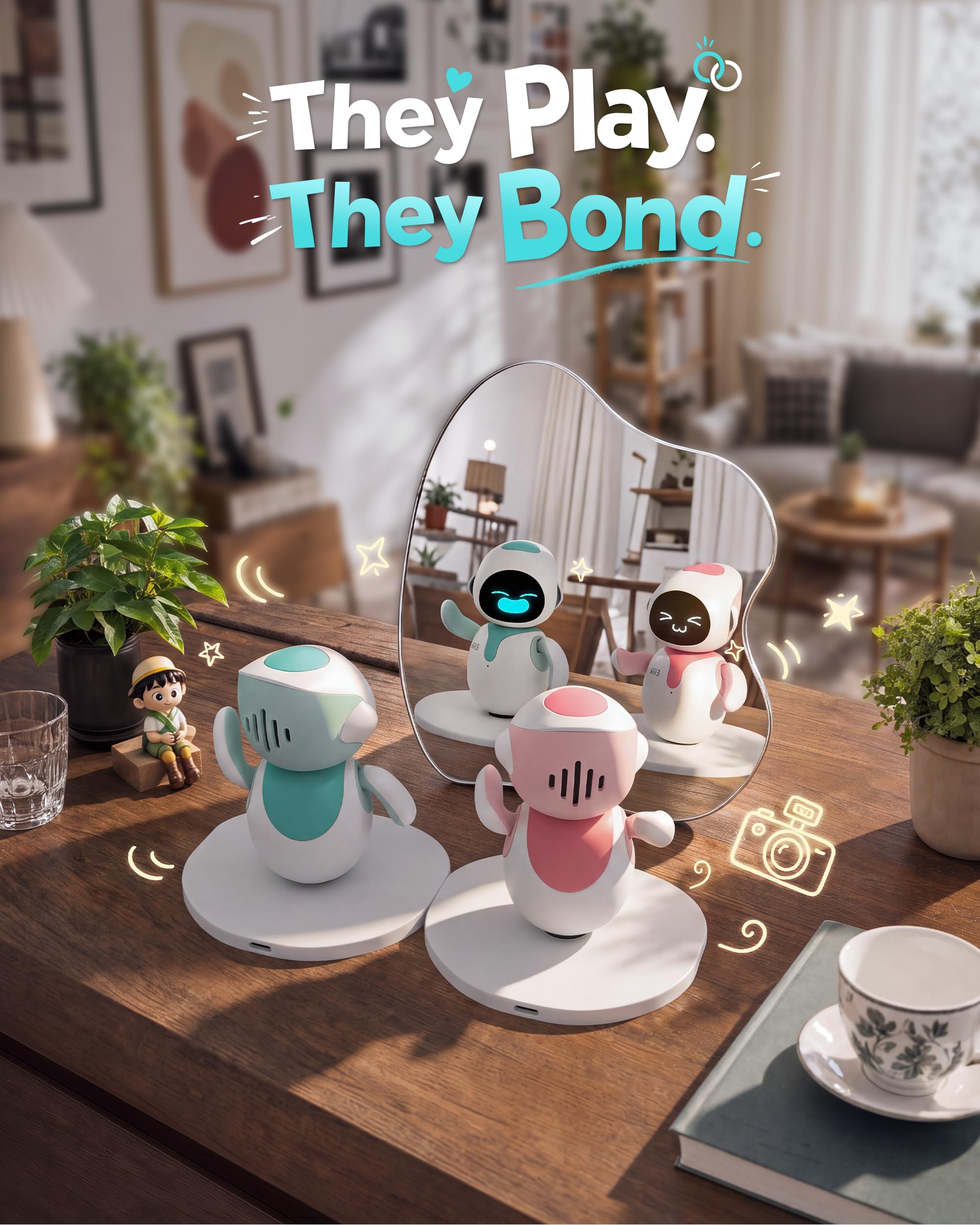 ENERGIZE LAB Eilik –Your Desktop Companion Full of Personality wi by ENERGIZE LAB - Angle View 6