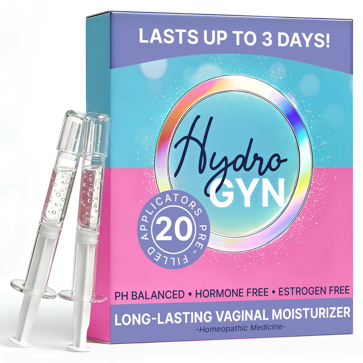 Hydro GYN Vaginal Moisturizer with Hyaluronic Acid for - Terramed Just Think Comfort Official Imagery - 2