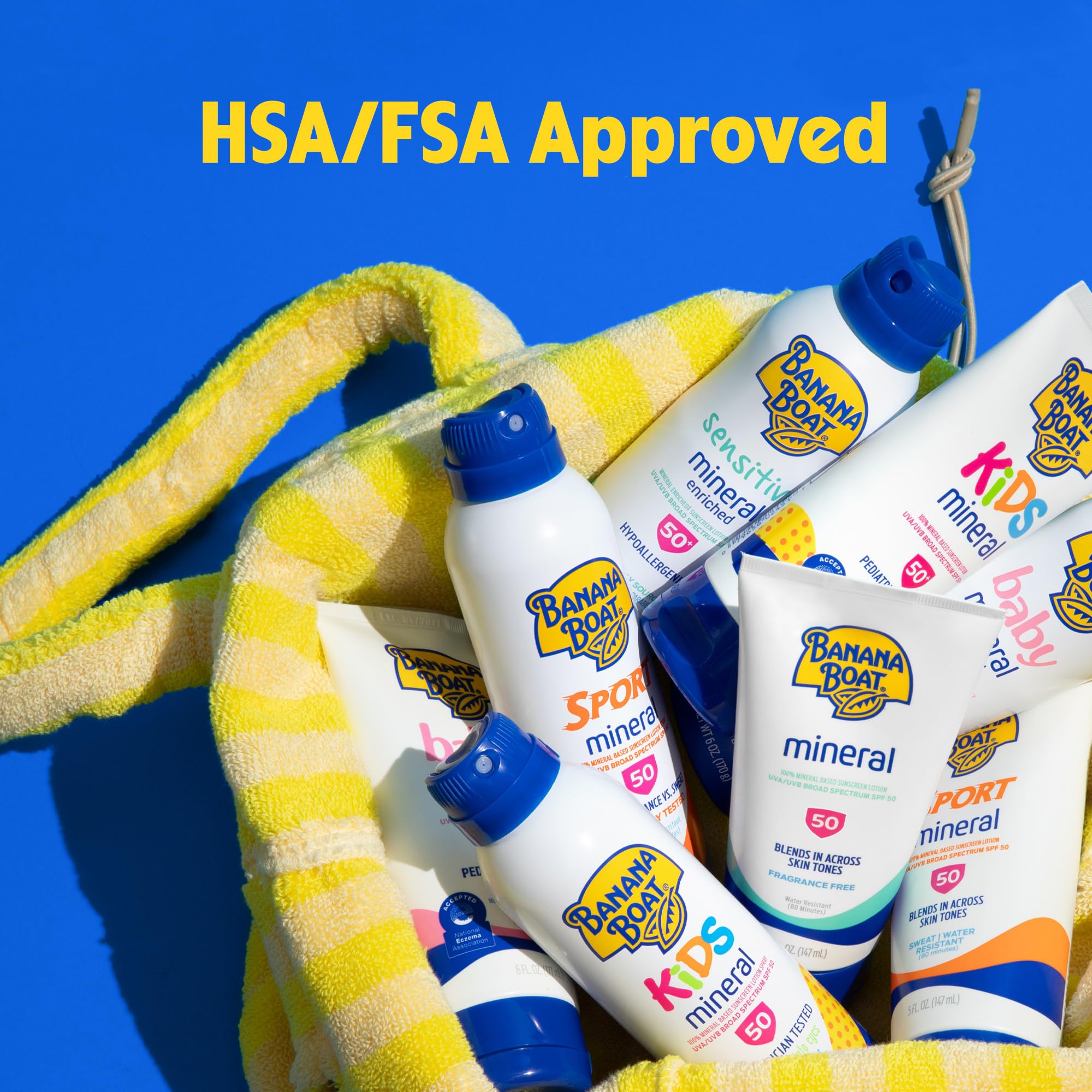Banana Boat Mineral Kids Sunscreen Lotion SPF 50 6 Fl Oz - Banana Boat Official Imagery - 6