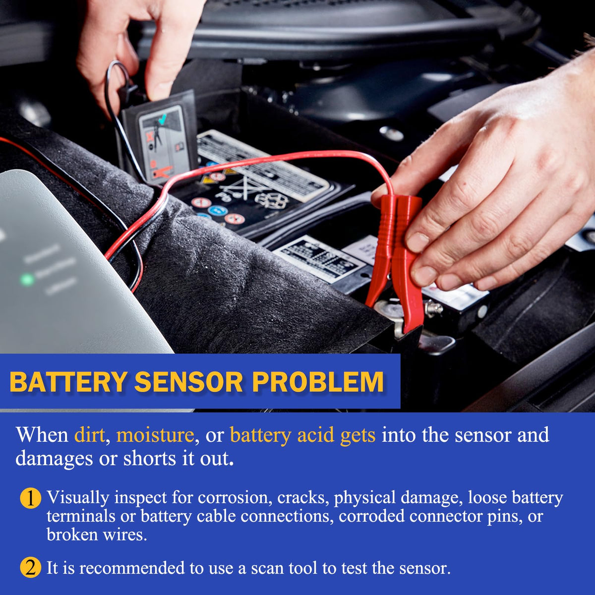 4692269AI Battery Current Temperature Sensor for 13 17 Dodge - X4XZ Official Imagery - 4