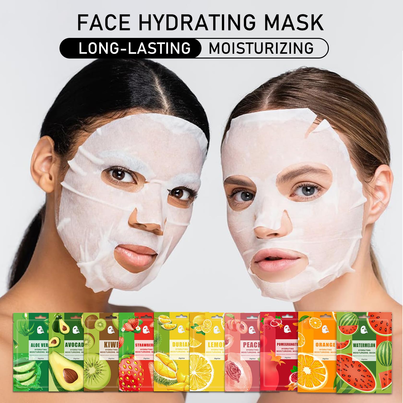 Face Masks Skincare,Hydrating Sheet Masks,Collagen Night - LXTTDABEN