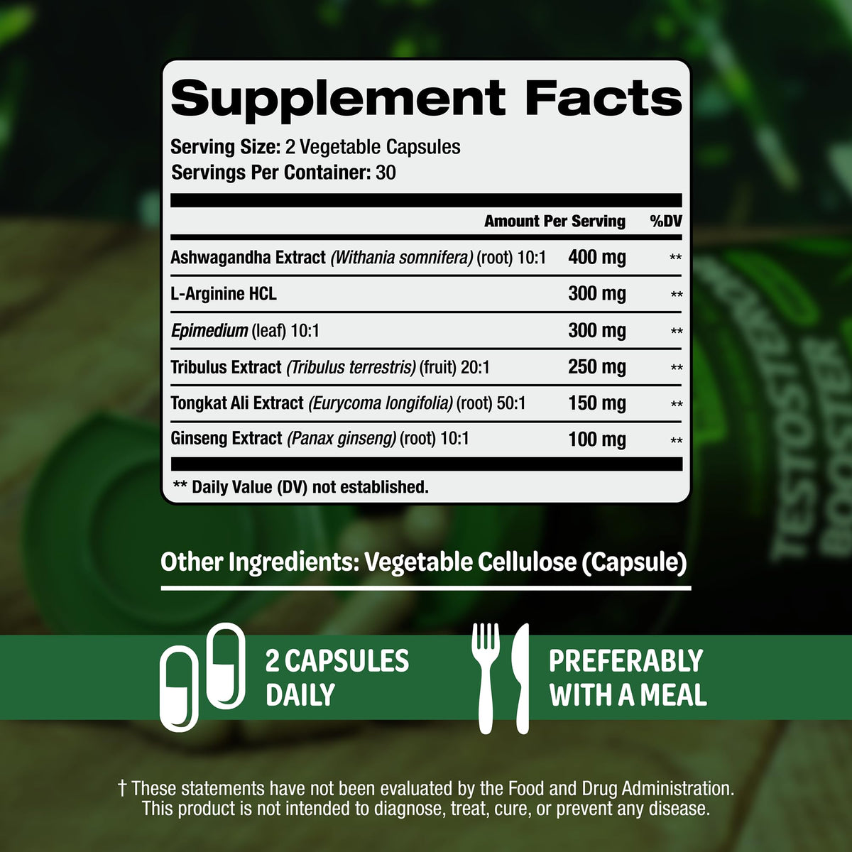 Testosterone Booster for Men - SLADAK NATURALS ㅤ Official Imagery - 3