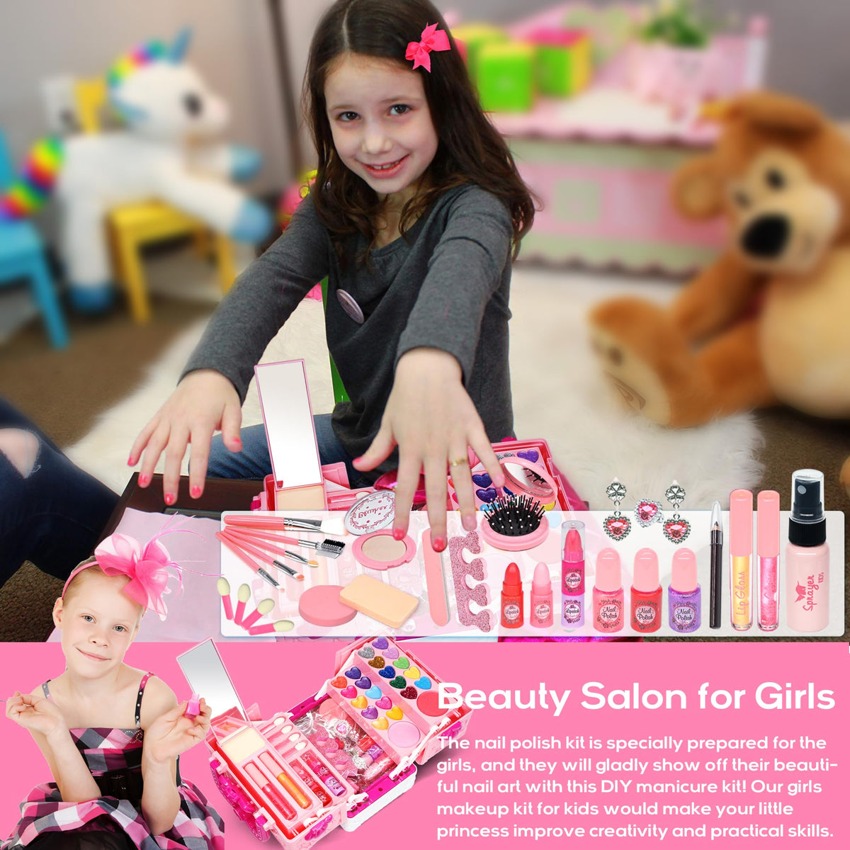 Kids Makeup Sets for Girls - Amerrly Official Imagery - 7