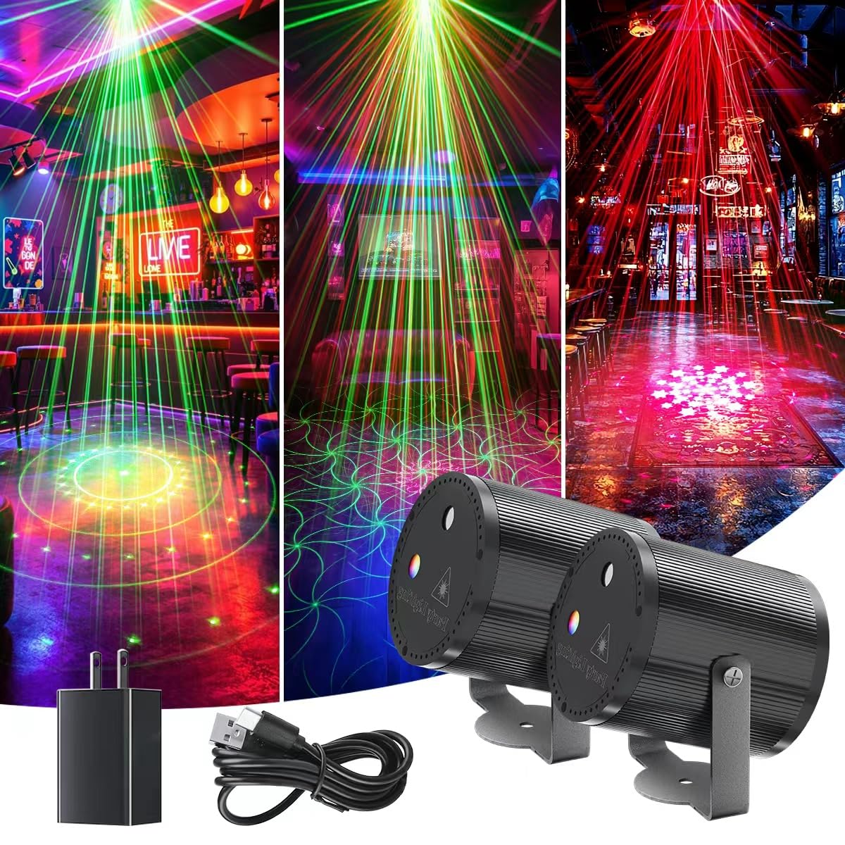 Mini Disco Light Party Light Sound Activated dj Equipment 2 - Mslitely Official Imagery - 2