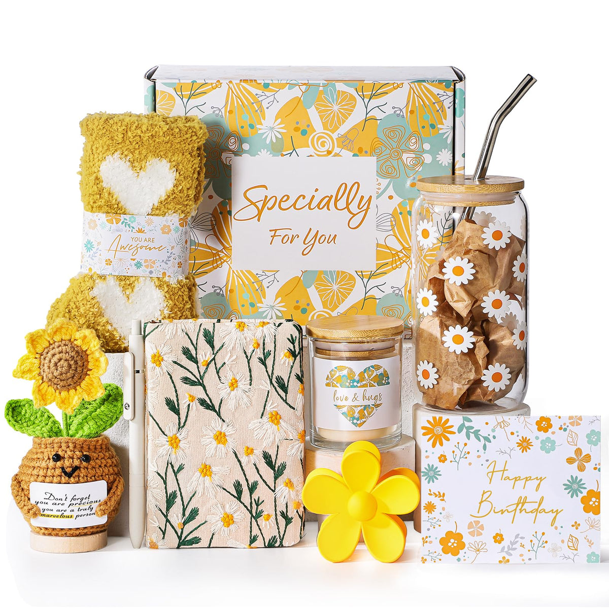 Birthday Gifts for Women 10PCS Self Care Gift Baskets for - EXTALOW Official Imagery - 2