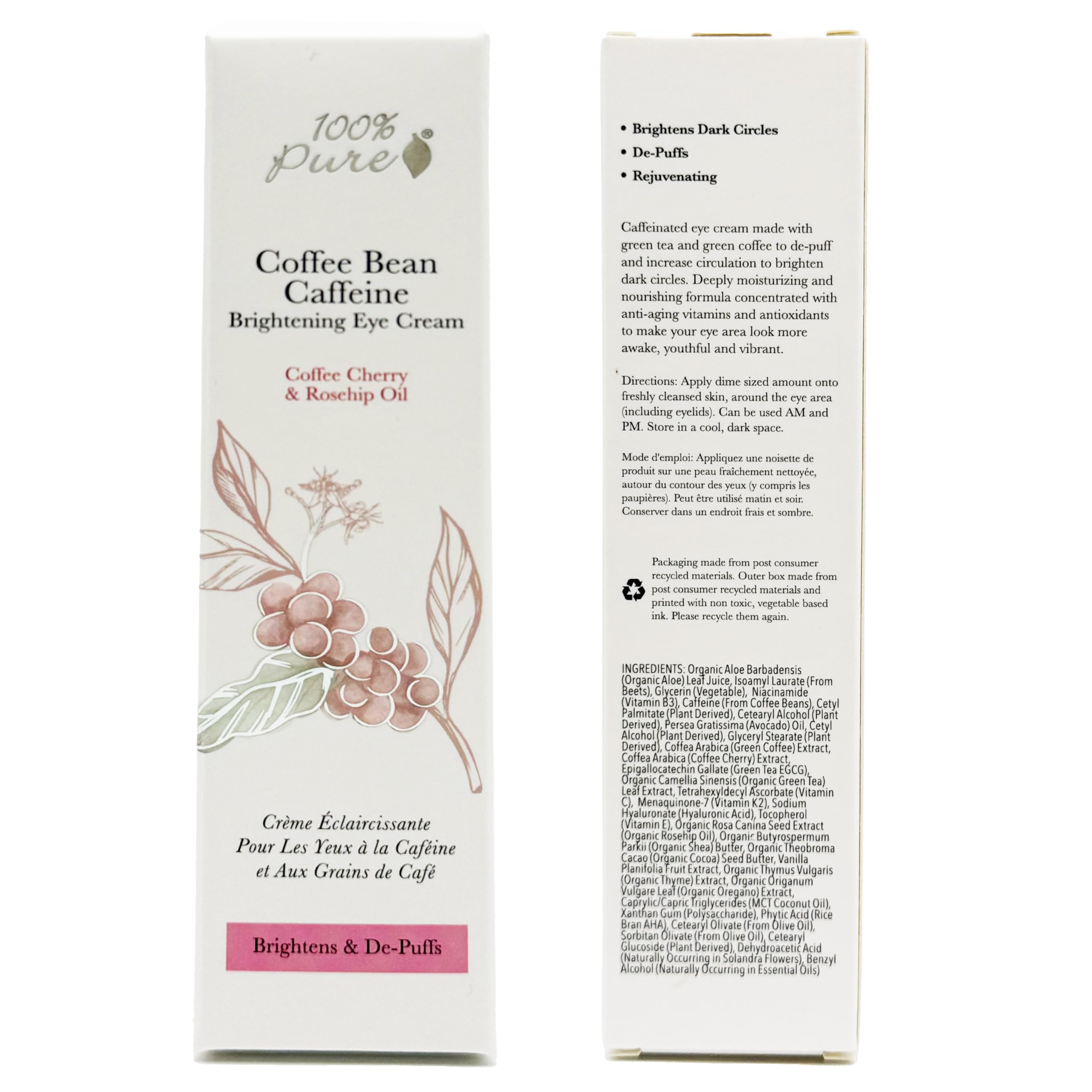 100% PURE Coffee Bean Caffeine Eye Cream, 1 oz - 100% PURE Official Product View 9