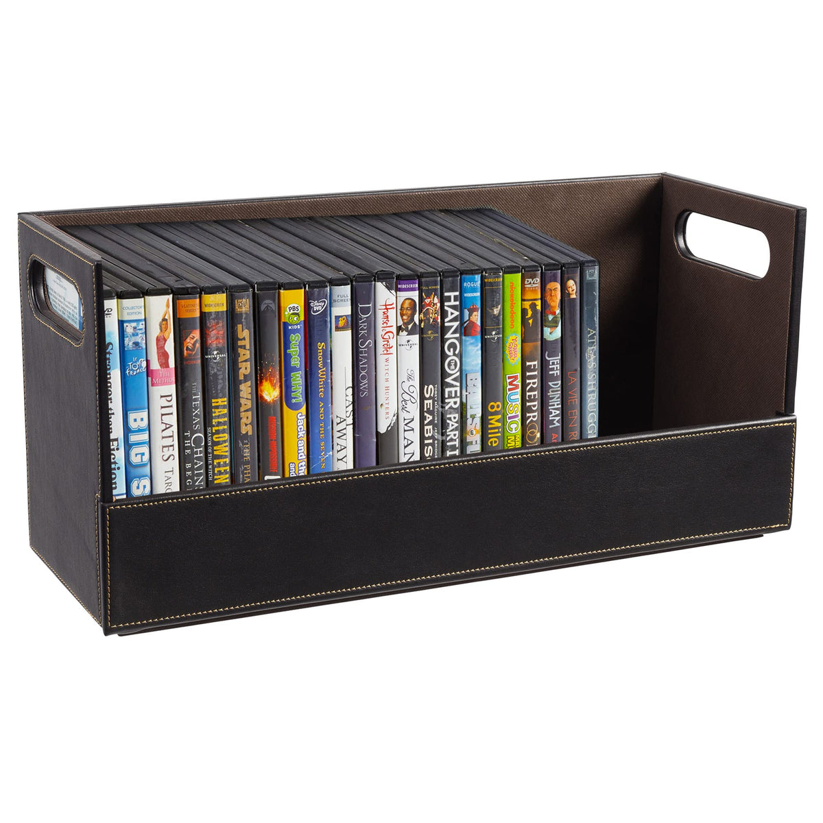 Stock Your Home DVD Storage Box Movie Shelf Organizer for - Stock Your Home Official Imagery - 1