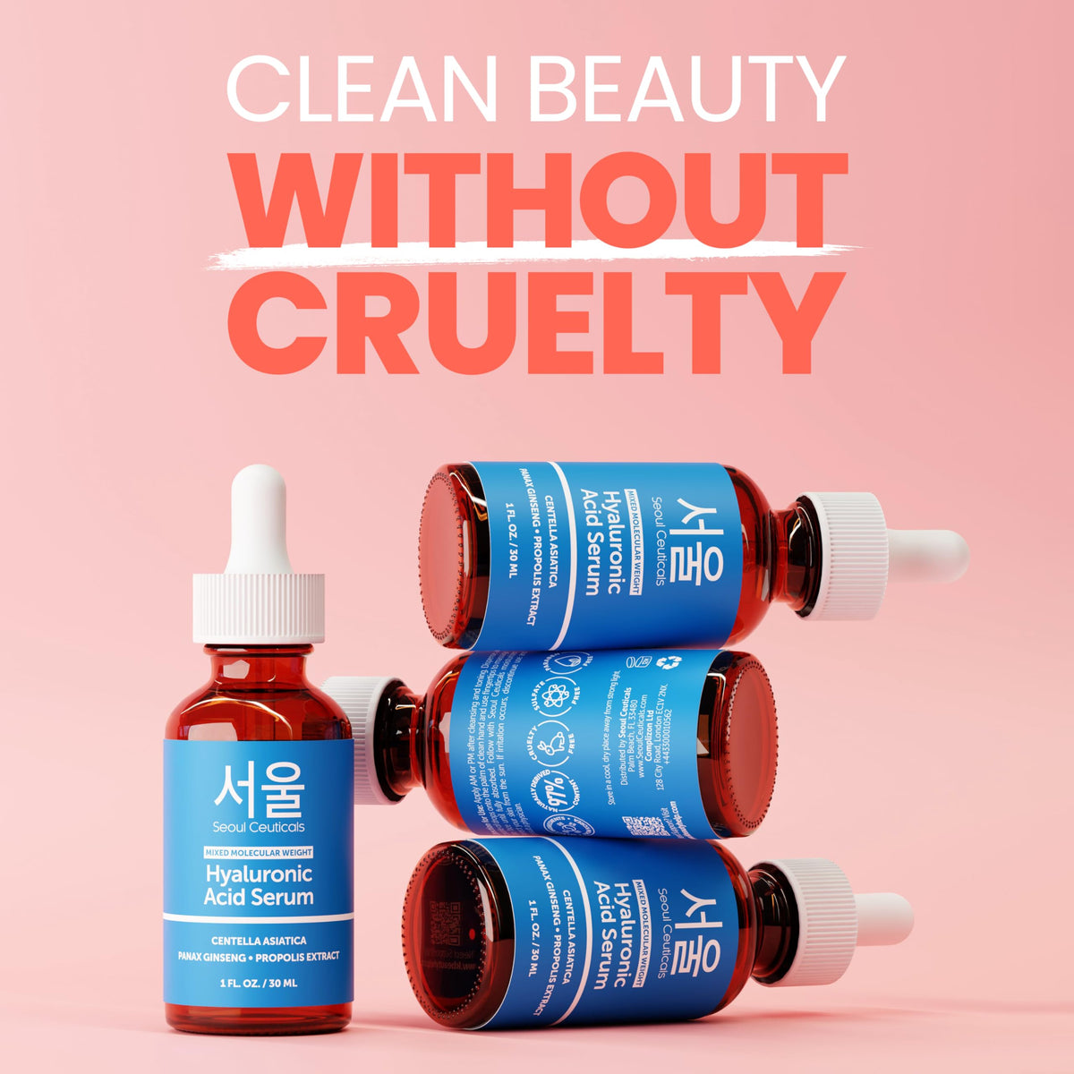 SeoulCeuticals Korean Hyaluronic Acid Serum for Face with - SeoulCeuticals Official Product Imagery - 6