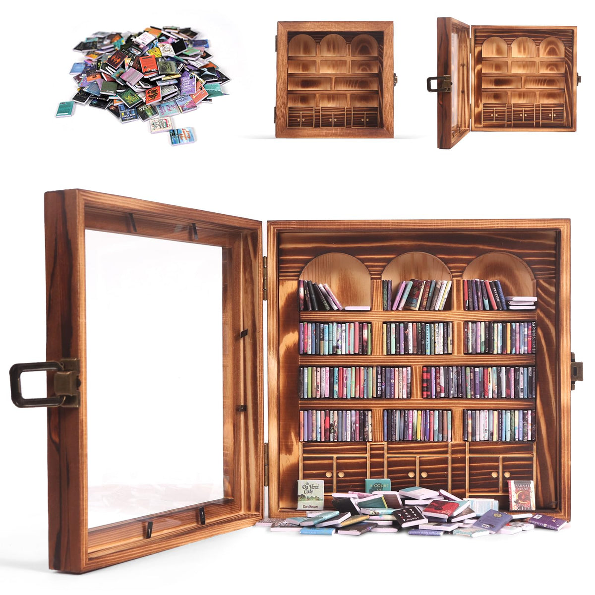 Anxiety Bookshelf Mini Books Display for Stress Relief and - WifePro Official Imagery - 1