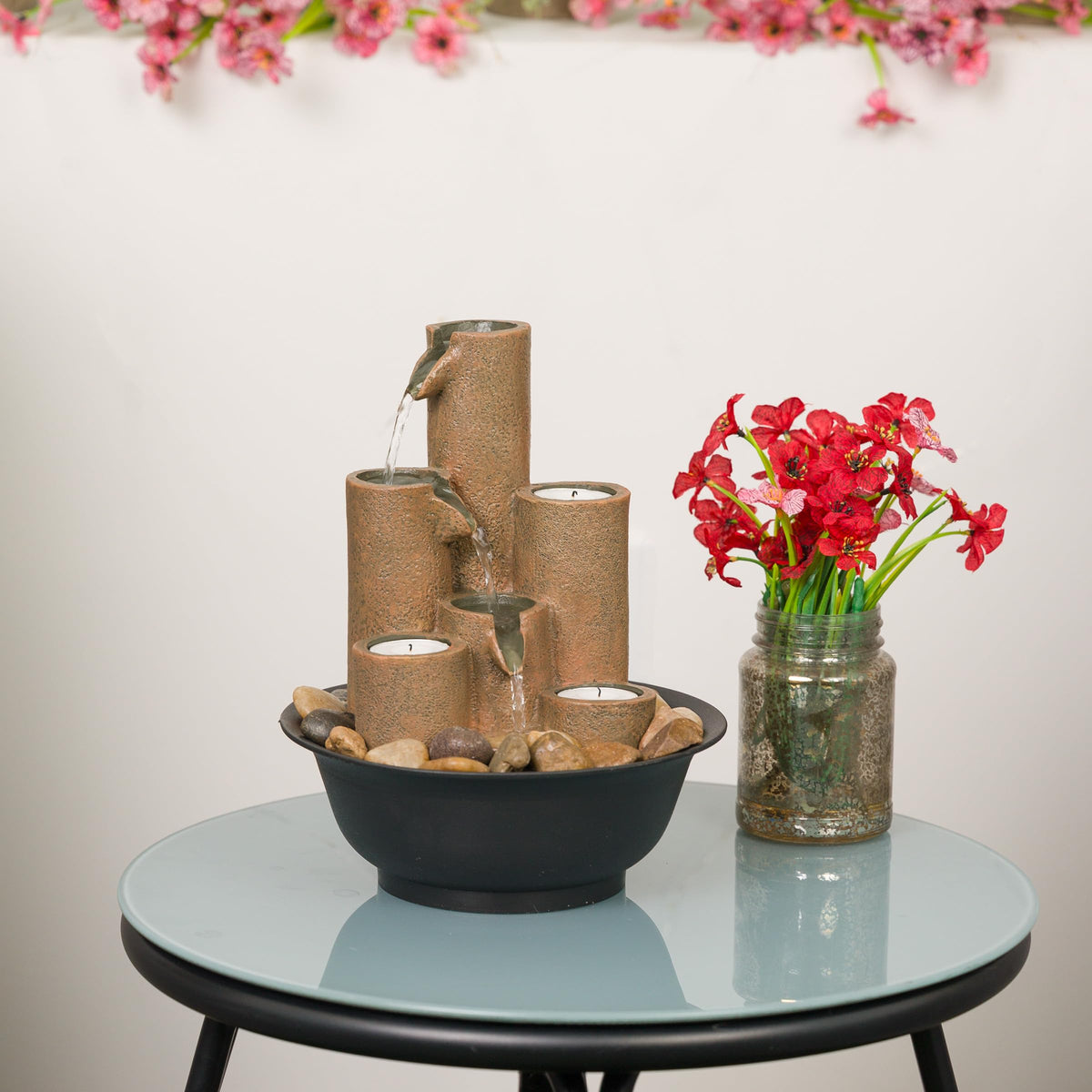Alpine Corporation WCT202 Indoor Tabletop Tiered Water - Premium Selection Official Imagery - 5