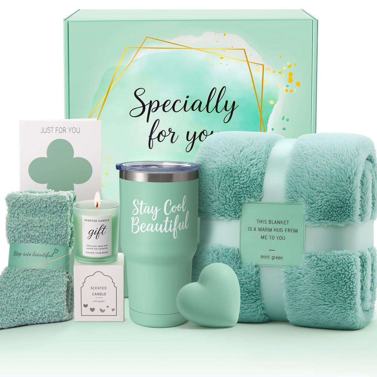 Birthday Gifts for Women Friendship Relaxing Spa Gift Basket - IZZUBIZ Official Imagery - 2