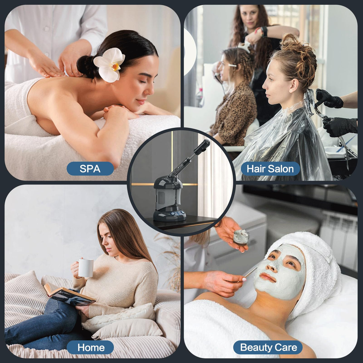 Facial Steamer Nano Ionic Ozone Face Steamer for Home Salon - Kingsteam Official Imagery - 8