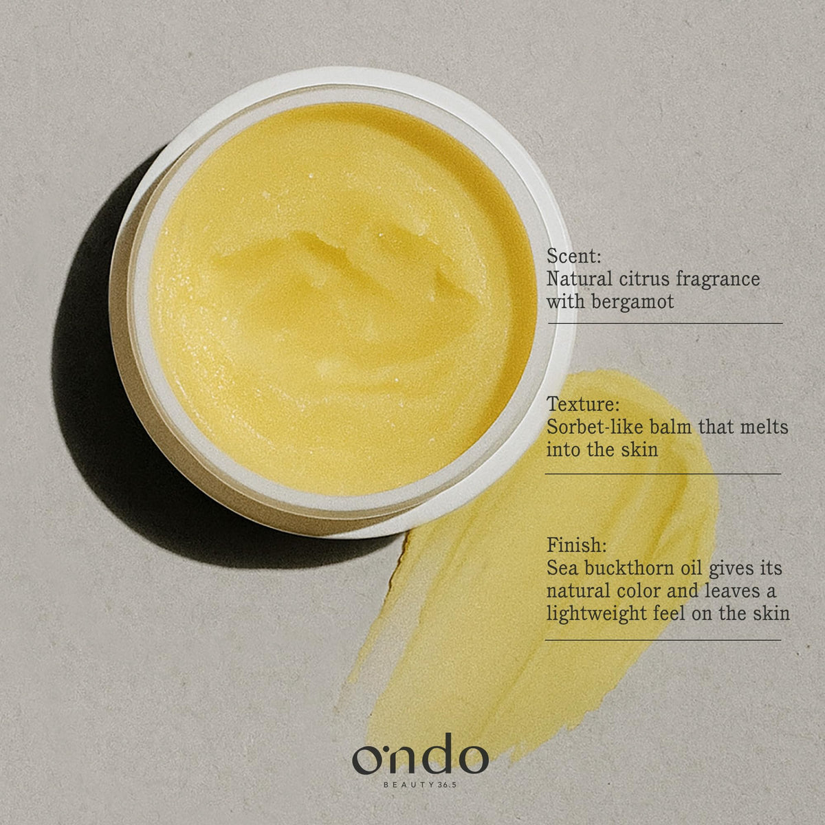 ONDO Beauty 36 5 Multiacids Papaya Melting Balm 3 38 fl oz - ONDO Official Imagery - 4