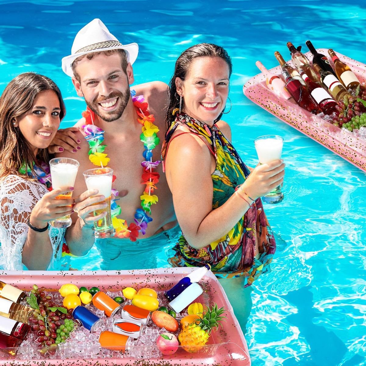 Poen 4 Pcs Inflatable Serving Bar Inflatable Food Cooler - Poen Official Imagery - 6