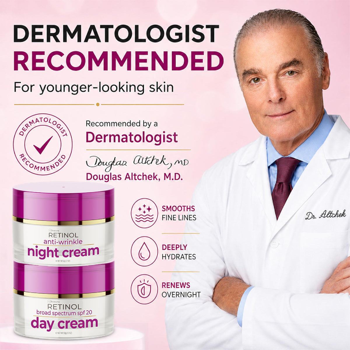 LIVAURA Retinol Night Cream for Women - Retinol Official Imagery - 6