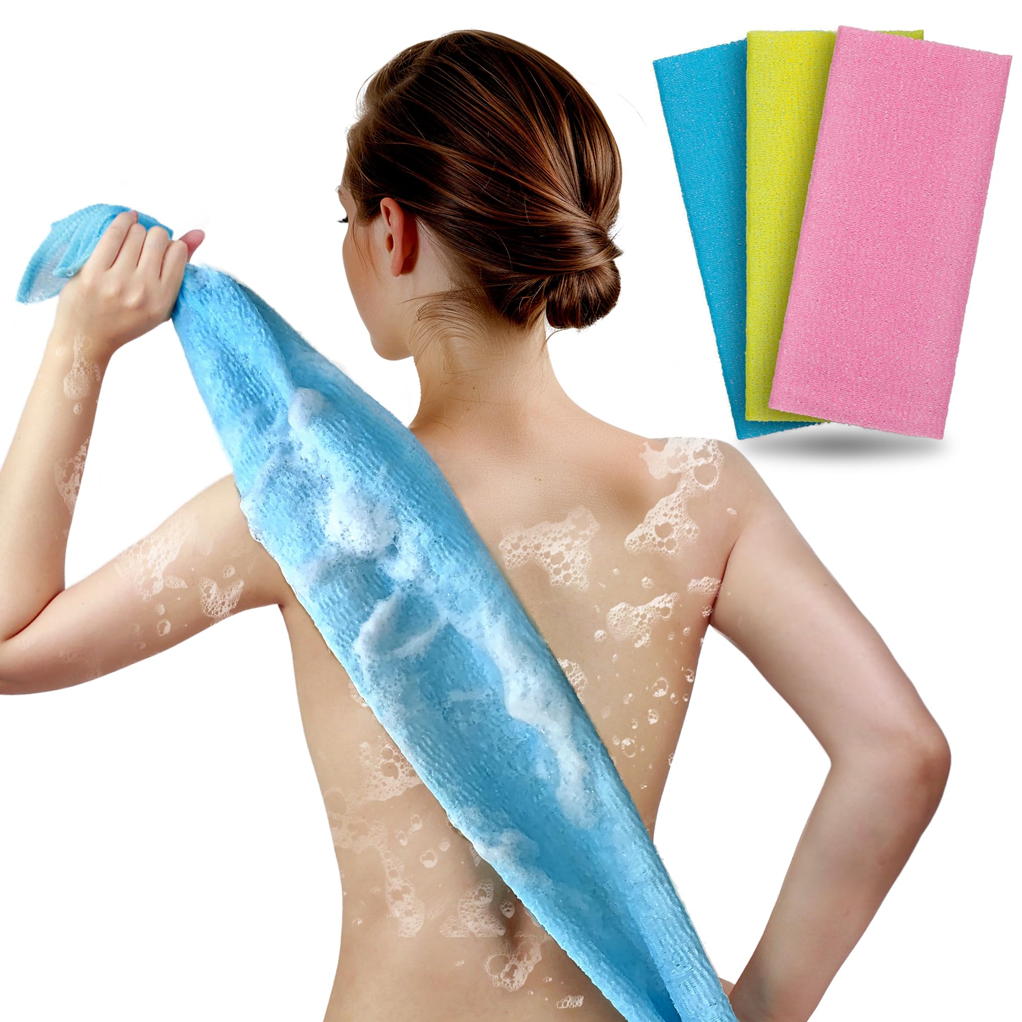 ARCH&M Exfoliating Washcloth & Shower Body Scrubber - ARCH&M Official Product View 2