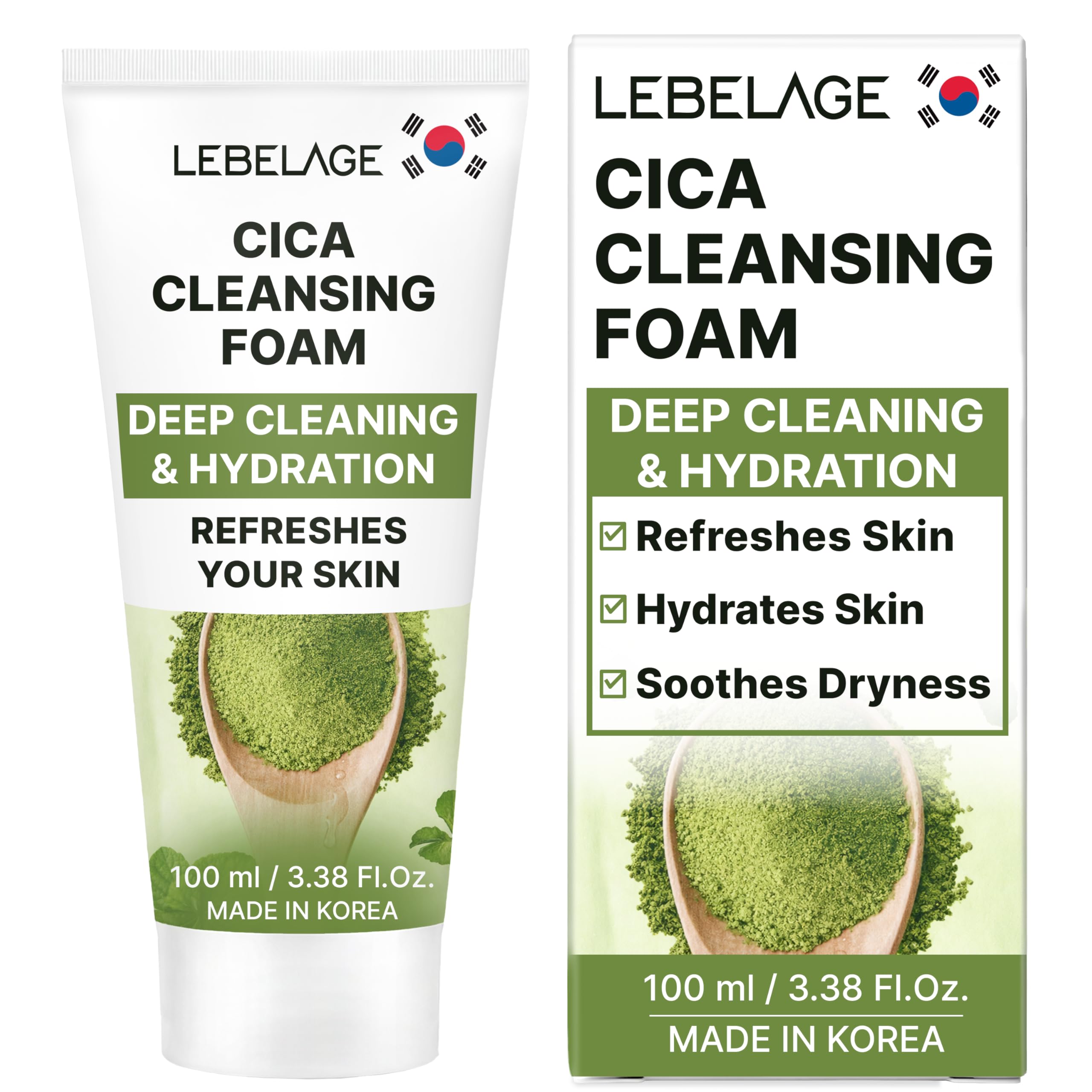 LEBELAGE Korean Snail Facial Cleanser 3.38 oz - LEBELAGE