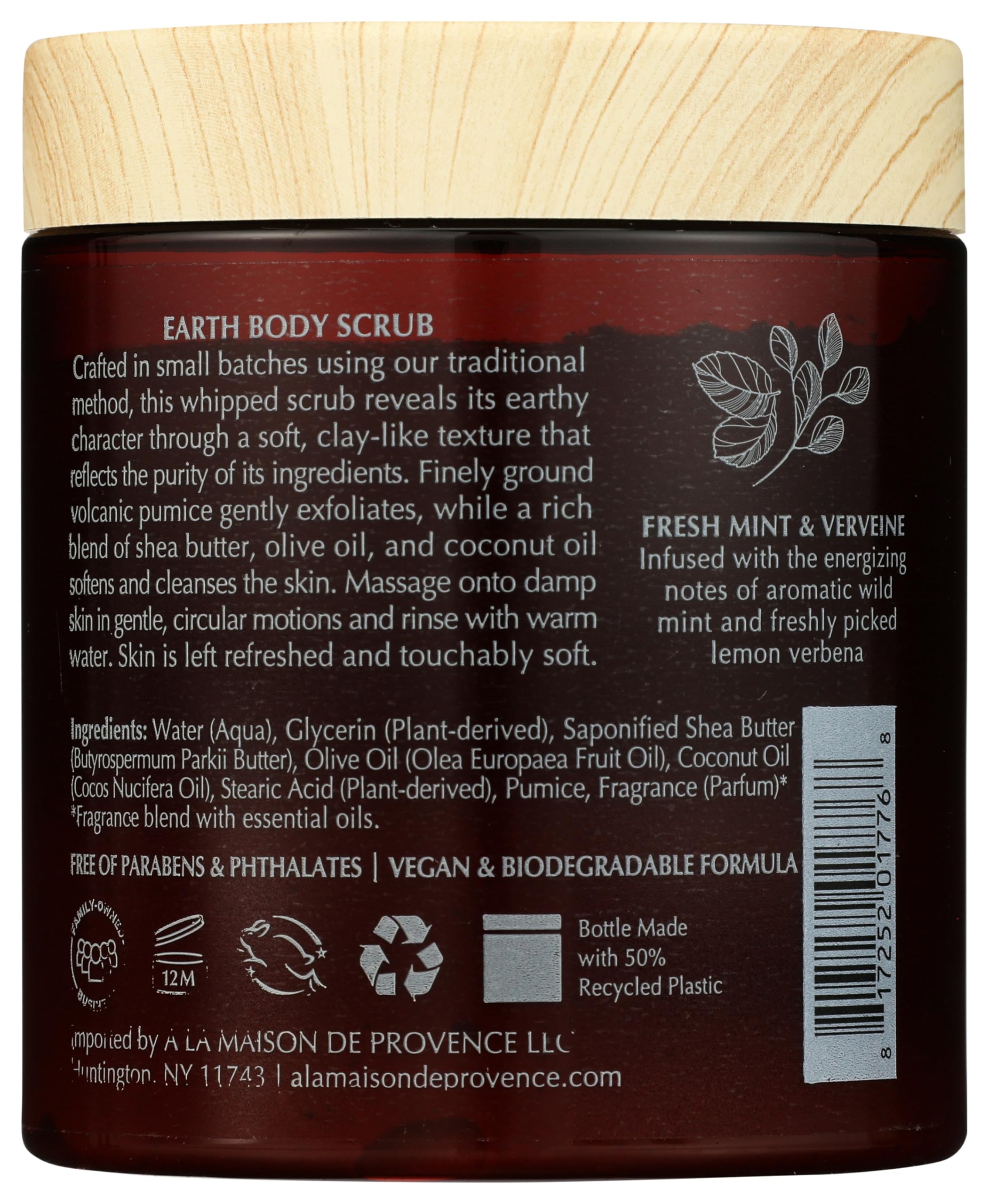 A LA MAISON Earth Body Scrub Amber Collection Natural Pumice - A LA MAISON Official Imagery - 3