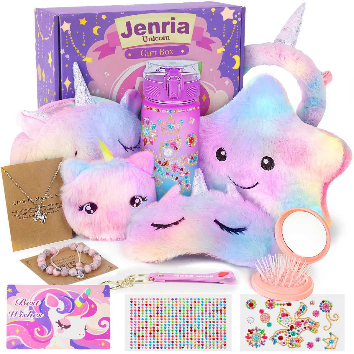 Jenria Unicorn Gift for Girls Birthday Gifts for Girls Age 3 - Jenria Official Imagery - 1