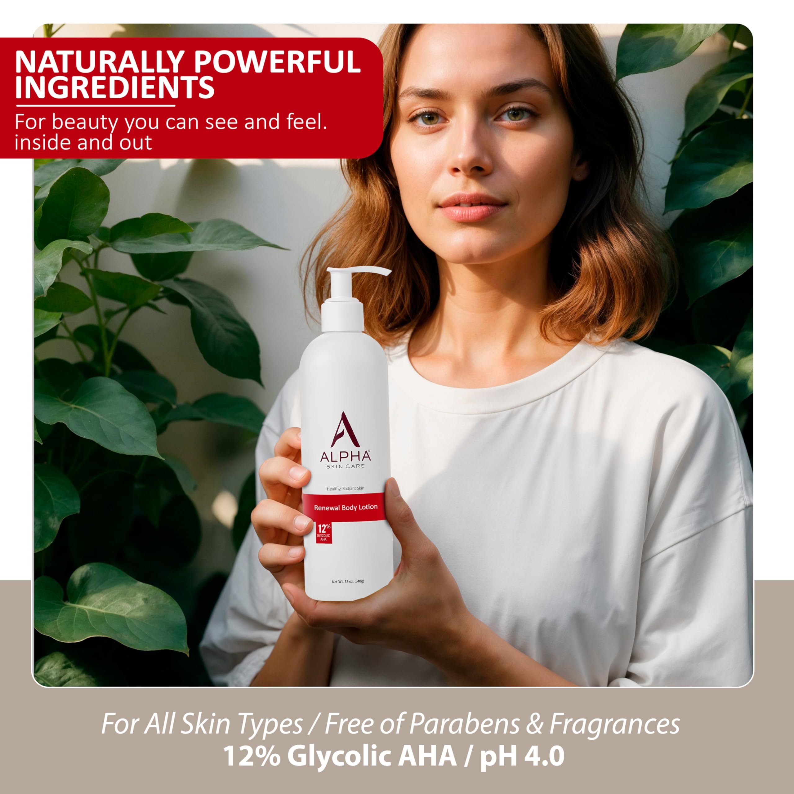 Alpha Skin Care Revitalizing Body Lotion, 12% Glycolic AHA, 12 Oz - Alpha Official Product View 8