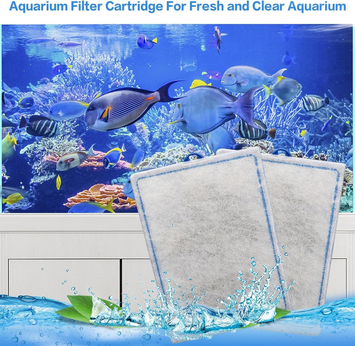 xbbwmrs 12 Pack Large Aquarium Filter Cartridges Compatible - xbbwmrs Official Imagery - 7