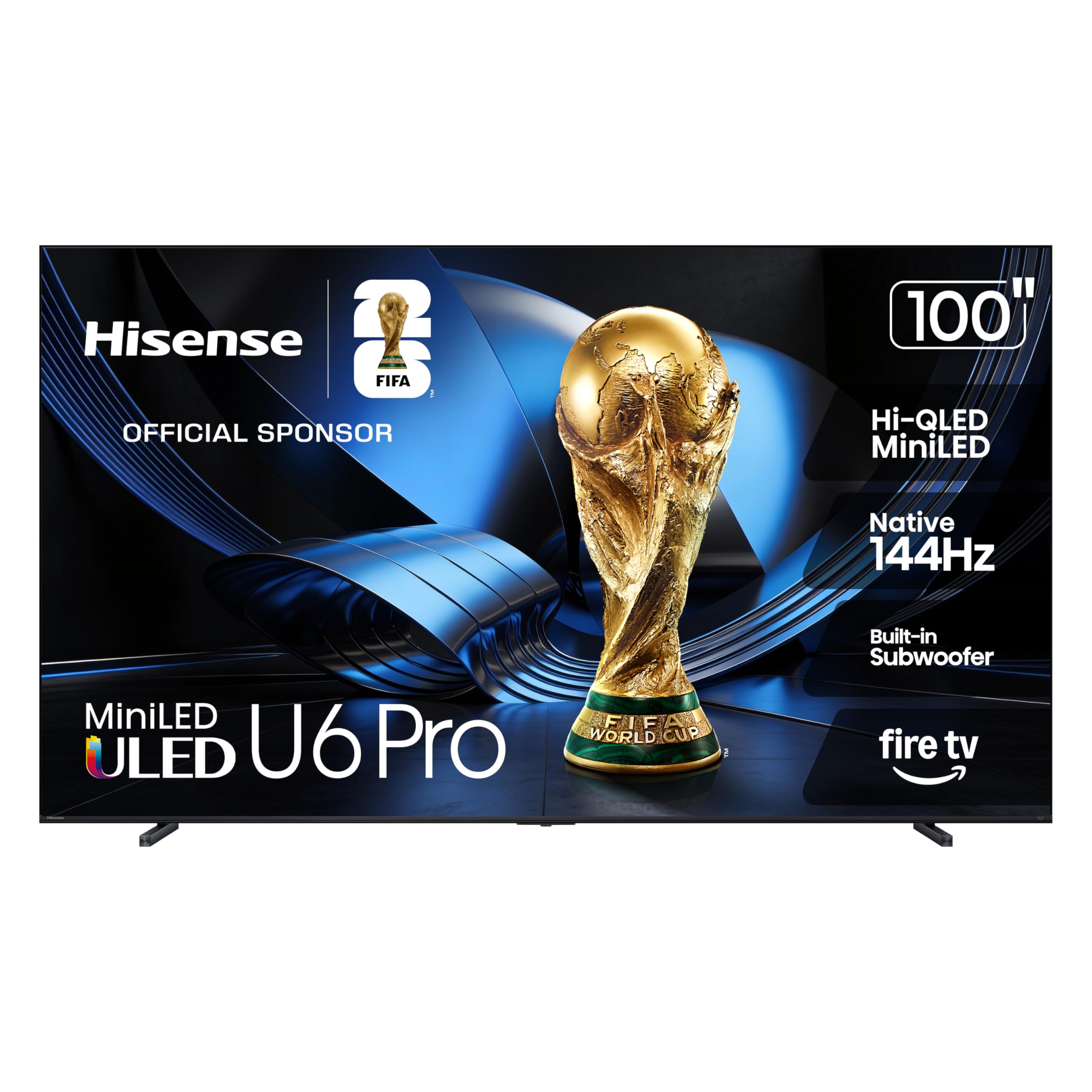 Hisense 100" U6 Pro Series Mini‑LED ULED 4K UHD HDR Gaming AI Sma - Hisense Official Product View 1