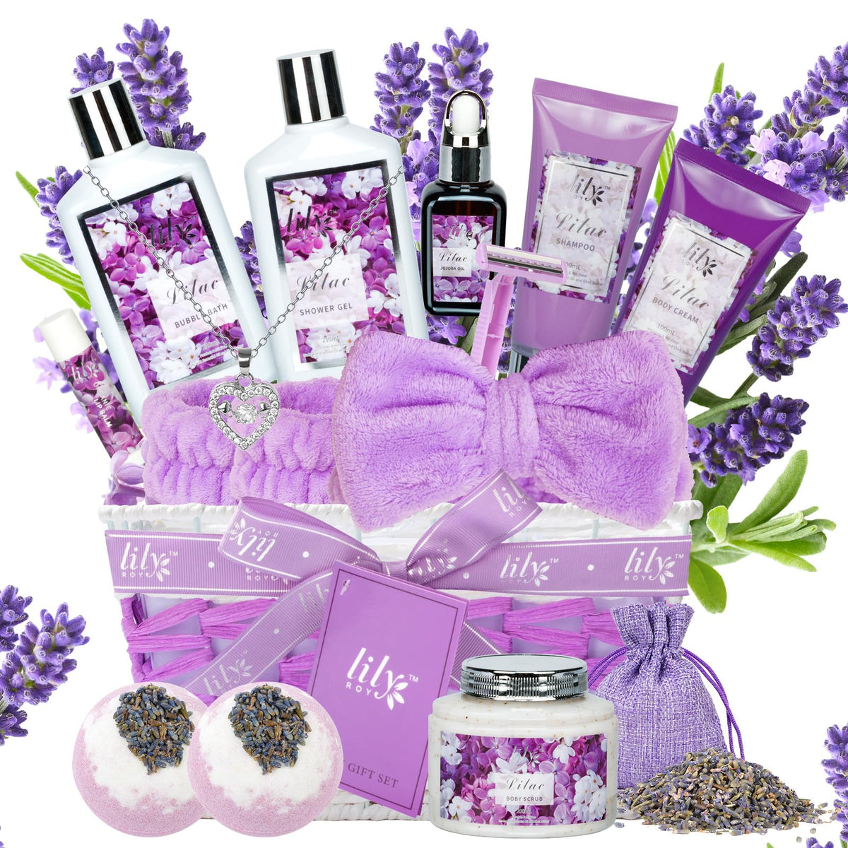 17Pcs Spa Gifts Spa Kit - LILY ROY Official Imagery - 2
