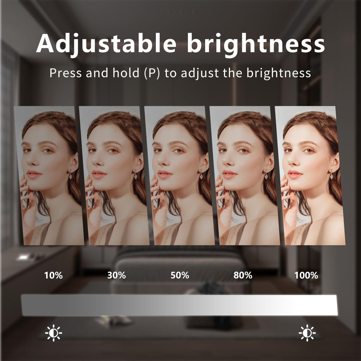 Acoolda Vanity Mirror with Lights Hollywood Vanity Makeup - Acoolda Official Imagery - 5