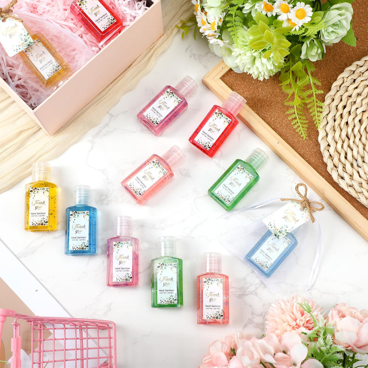 Frienda 72 Pcs Thank You Hand Sanitizers Gift Set Eucalyptus - Frienda Official Imagery - 5