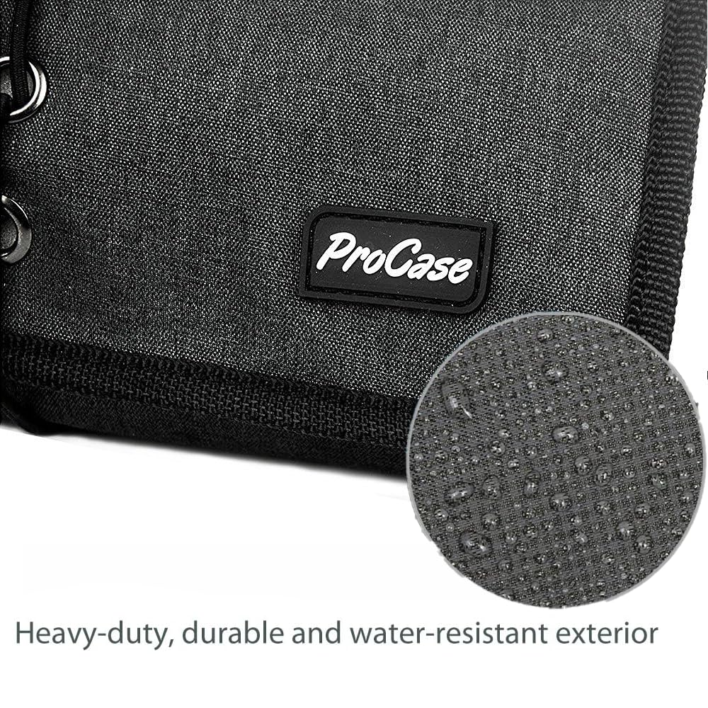 ProCase Electronic Organizer Cord Pouch, Travel Cable Charger Phone Accessories - ProCase Official Product View 4