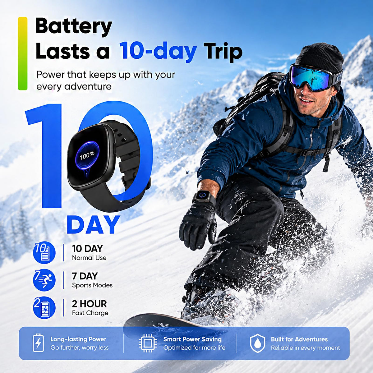Smart Watch for Men Women Fitness Tracker with 120 Sport - Sanorum Official Imagery - 7