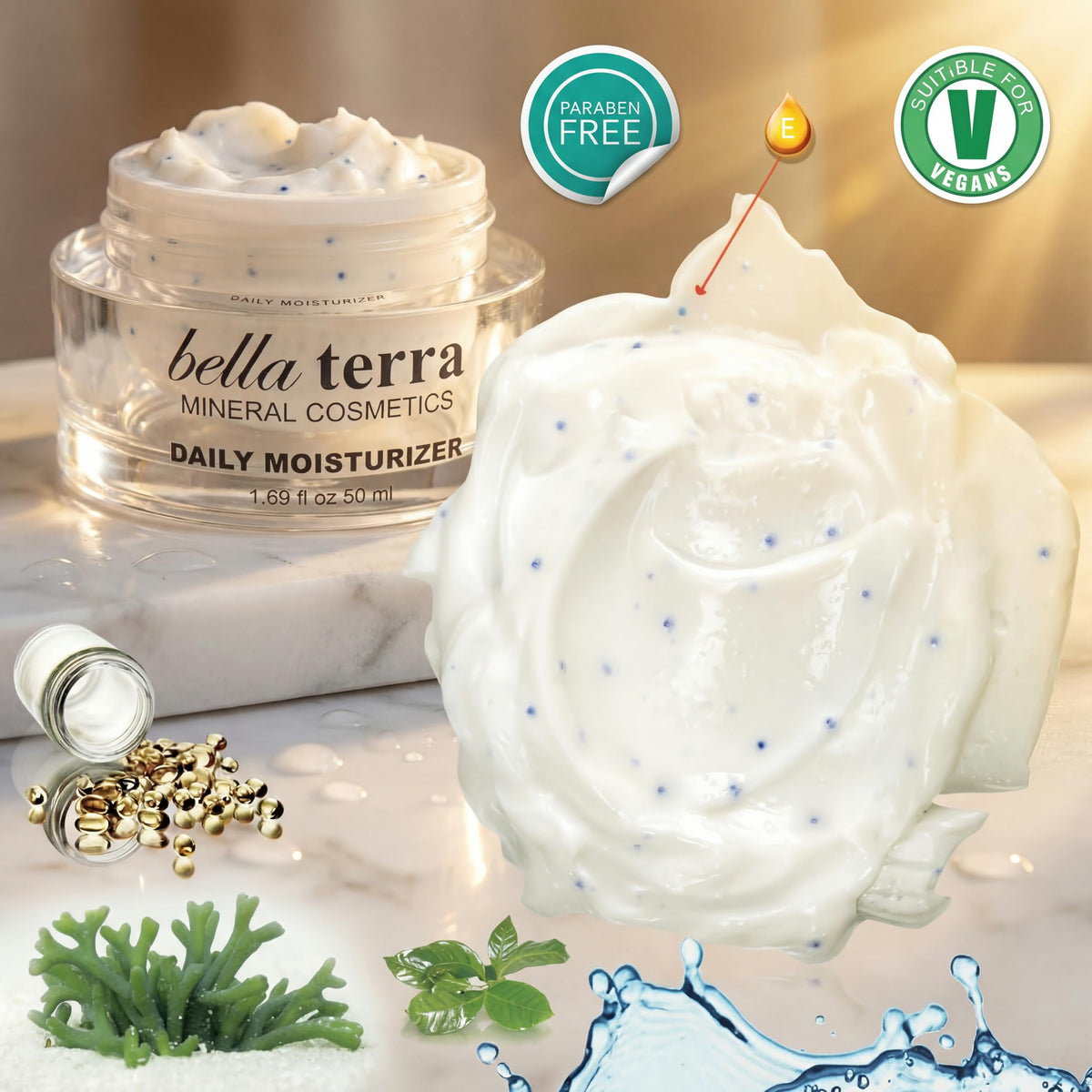 Bellaterra Cosmetics Daily Face Moisturizer Cream with Aloe - Bellaterra Cosmetics Official Imagery - 5
