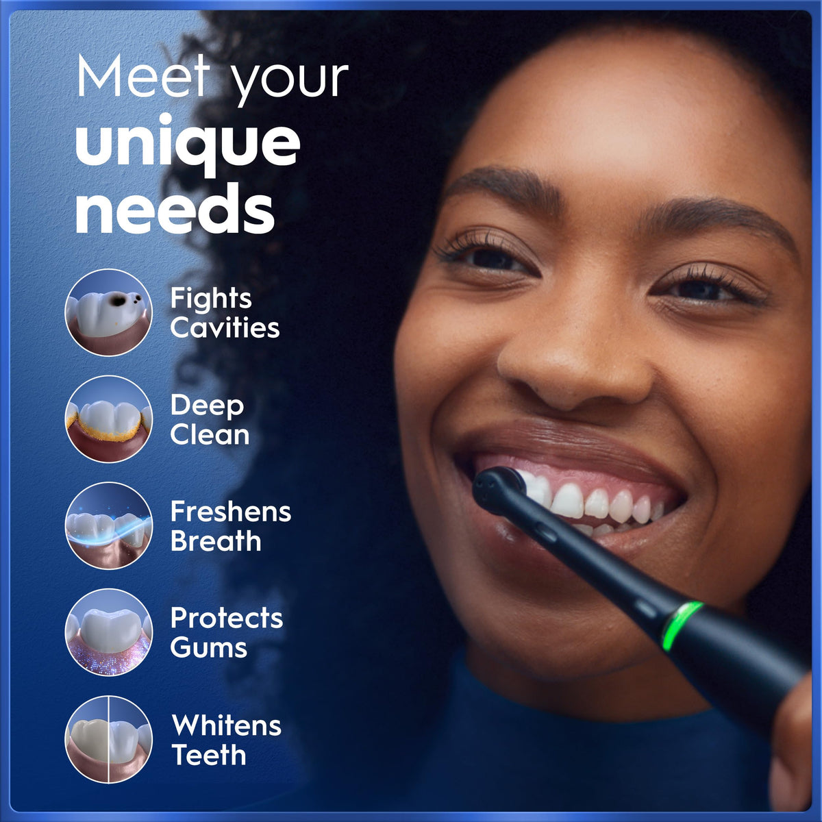 Oral B Rechargeable Electric Toothbrush iO5 Limited Deep - Oral-B Official Imagery - 3