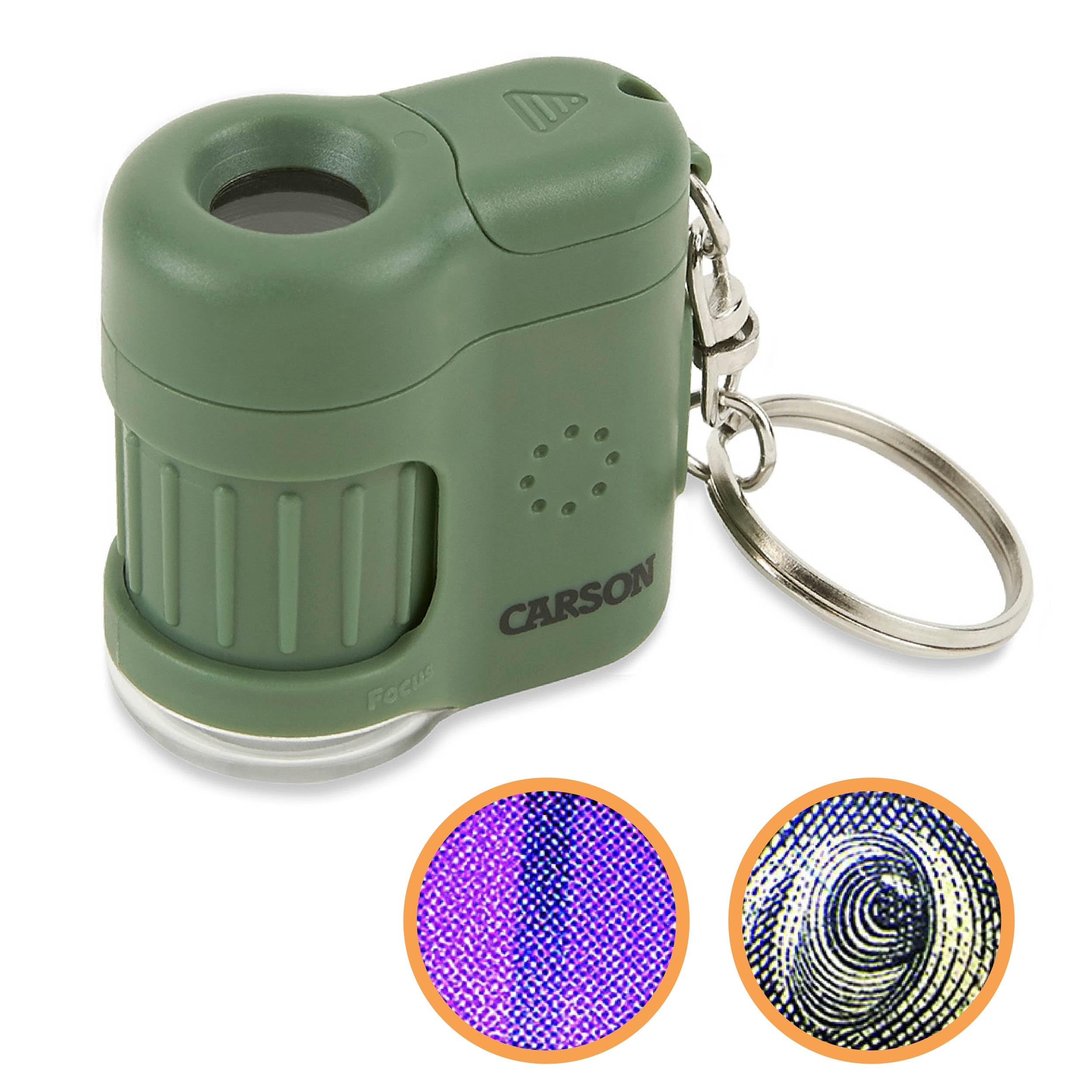 Carson MicroMini 20x LED Lighted Pocket Microscope Keychain by Carson - Angle View 8