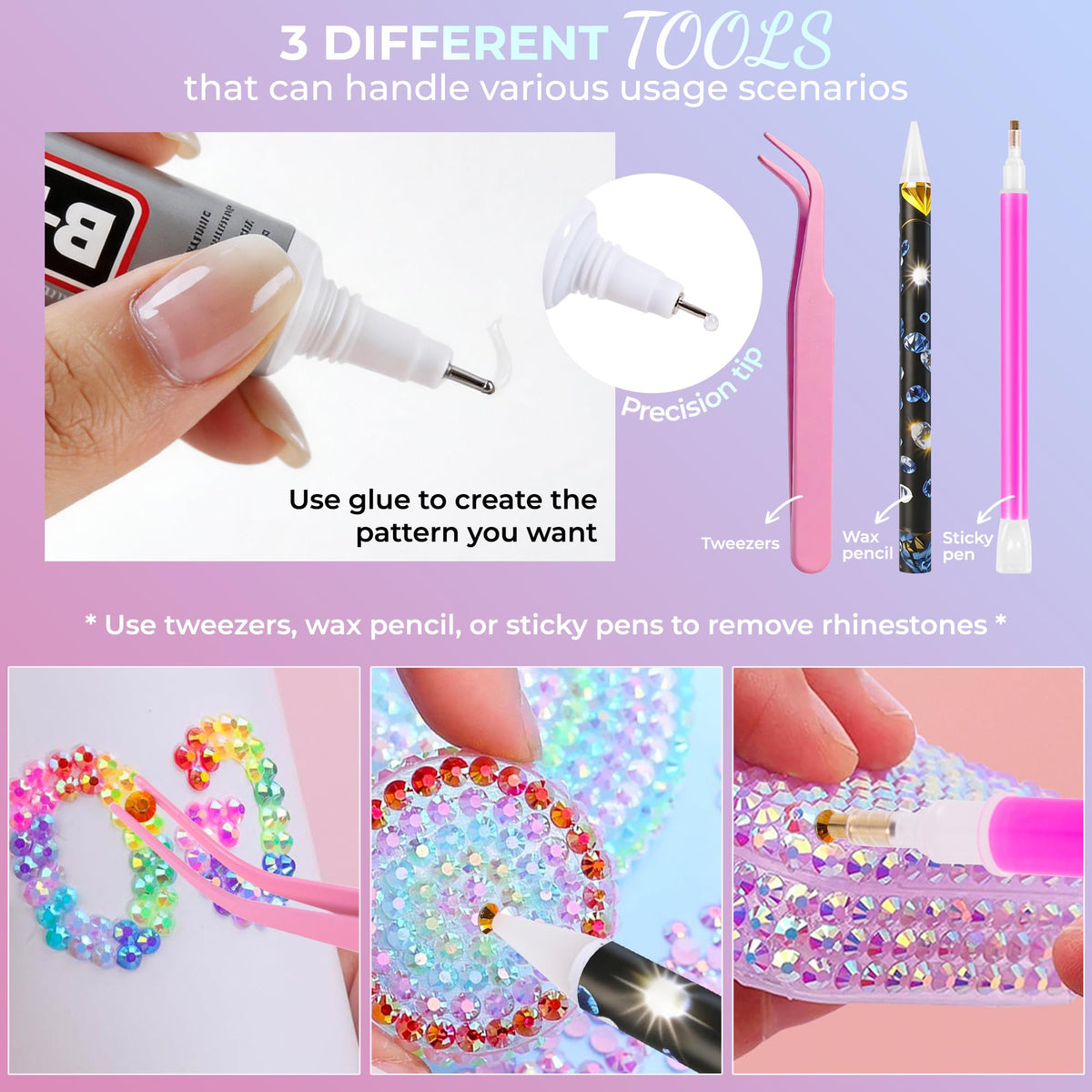Bedazzling Kit 48000Pcs 60 Colors 3mm Resin Jelly - YKHSIY Official Imagery - 5