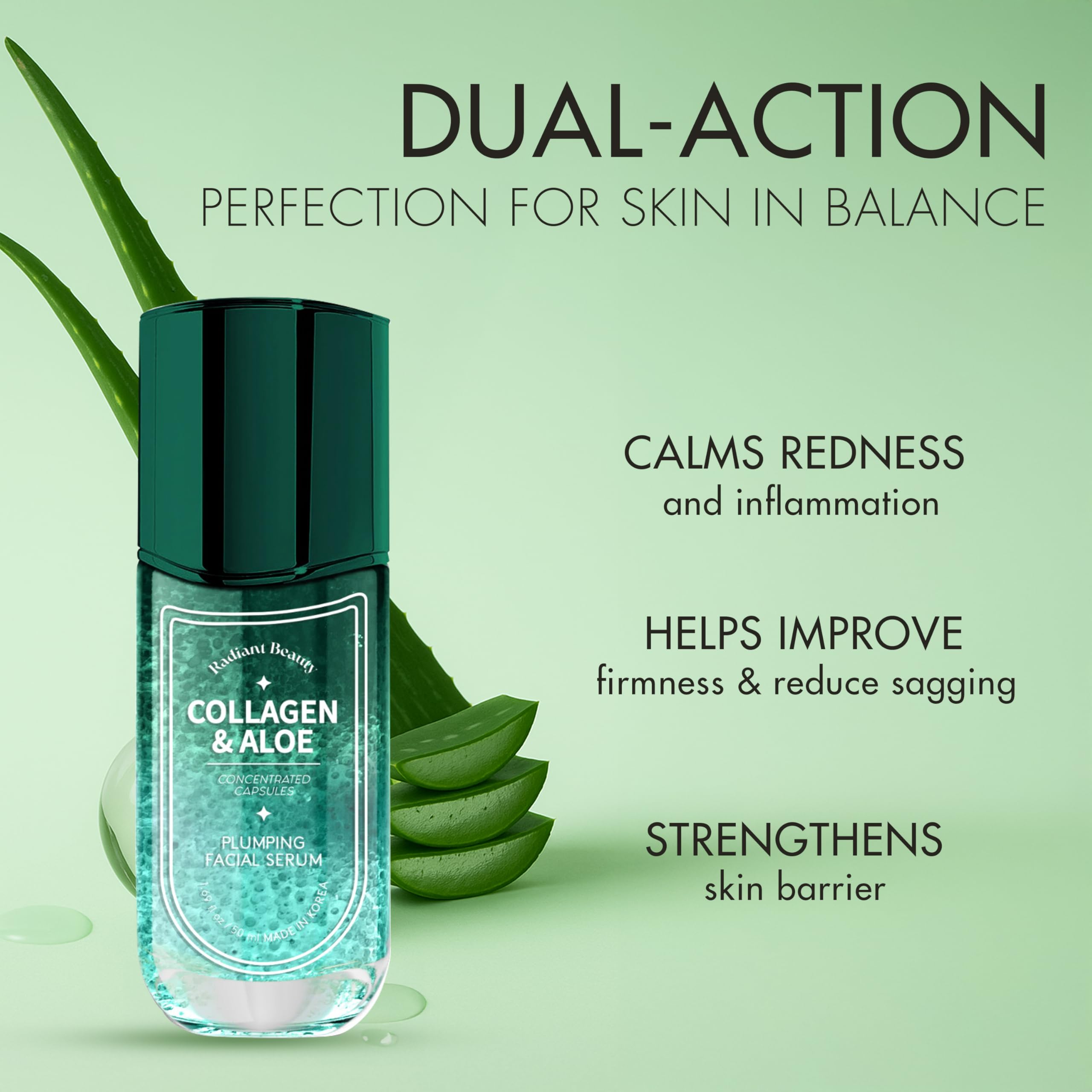 Collagen &amp; Aloe Facial Serum - Radiant Beauty