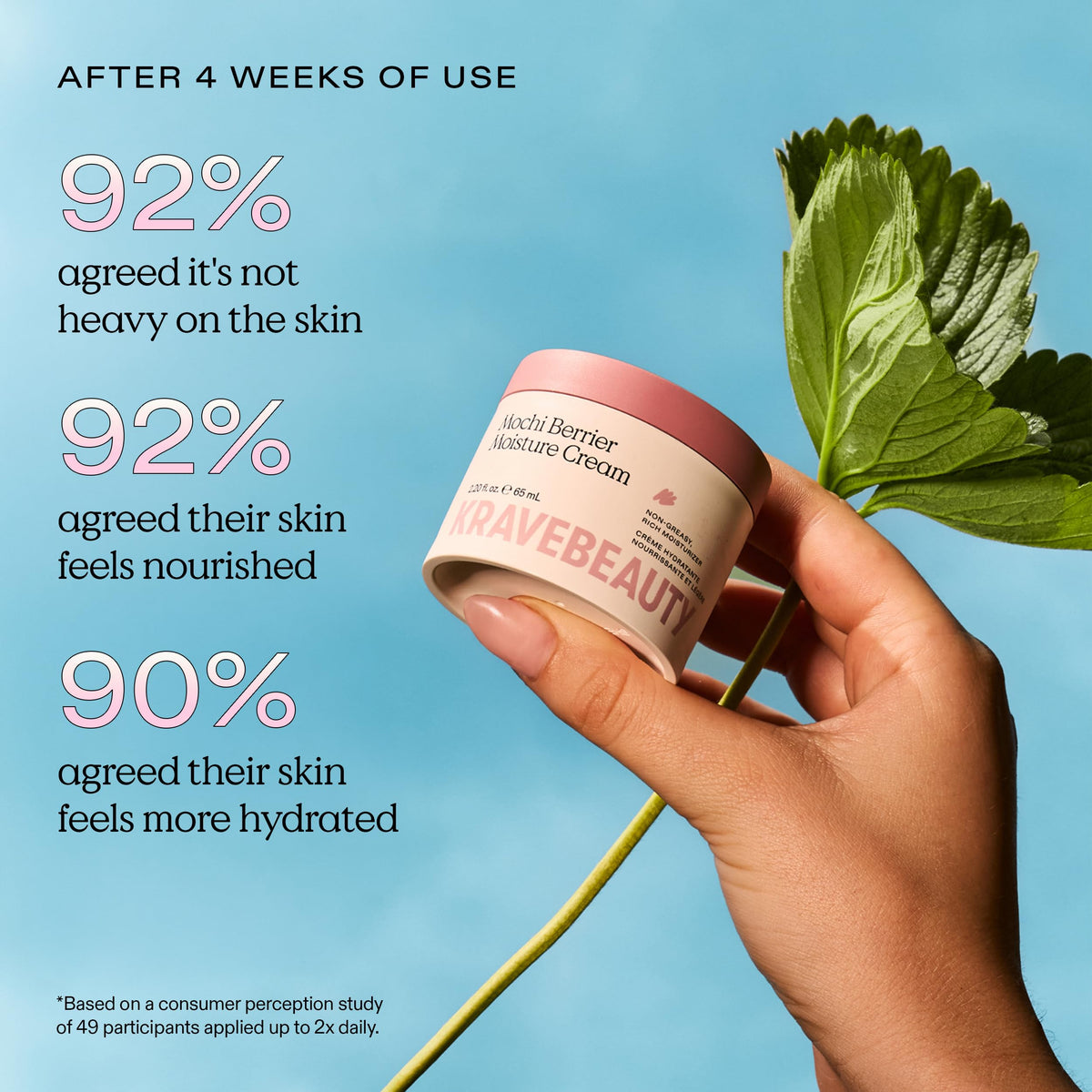 KraveBeauty Mochi Berrier Moisture Cream for Dry Sensitive - KraveBeauty Official Imagery - 4