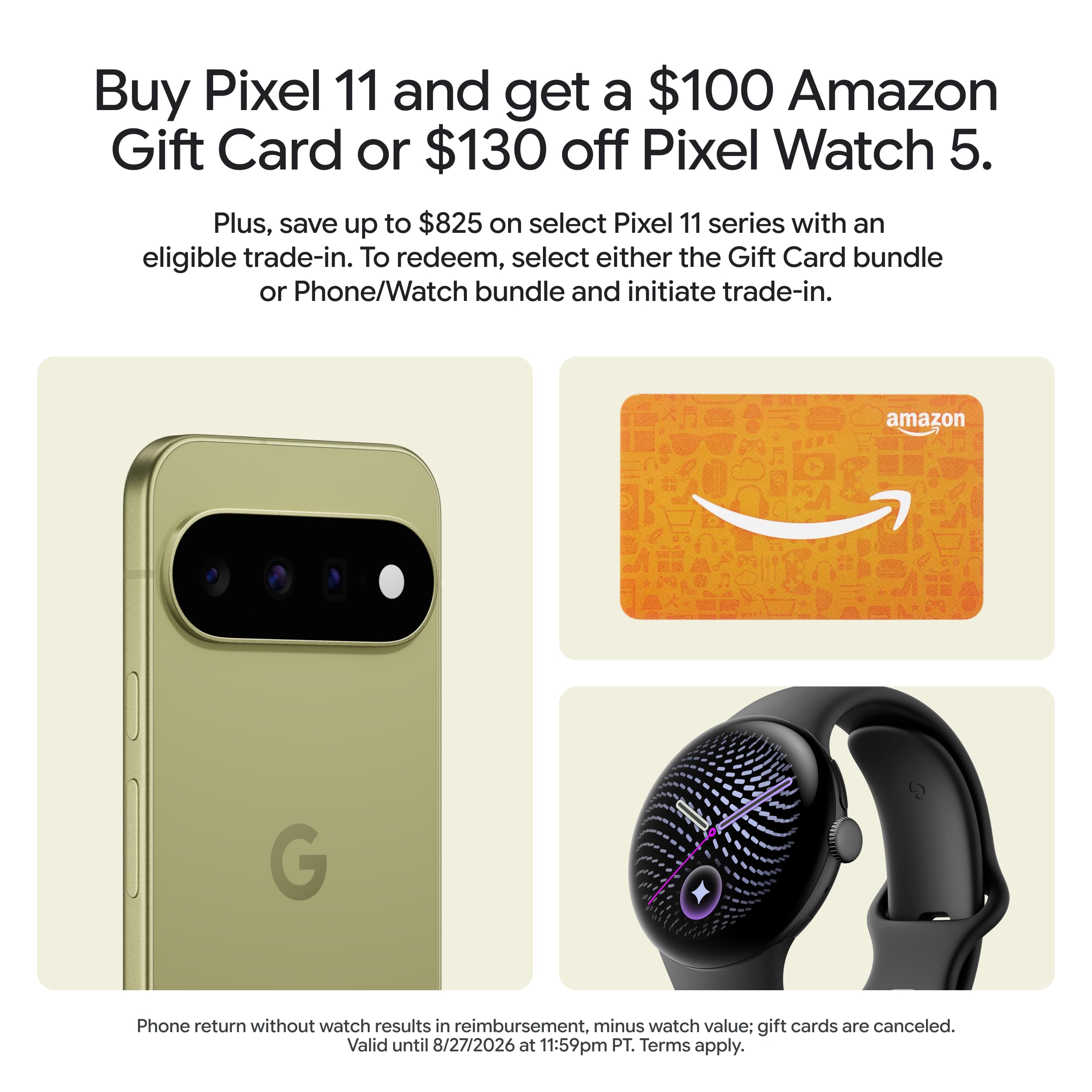 Elefair Tech Google Pixel 11 - Pistachio - 256 GB with $100 Amazo - Elefair Tech Official Product View 2