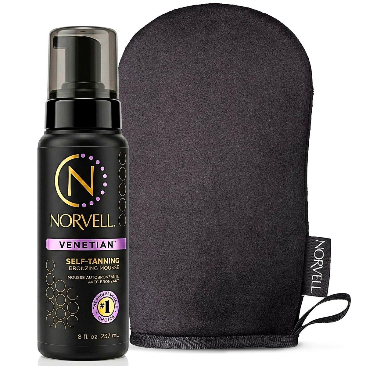 Norvell Venetian Self Tanner Mousse 8 fl oz and Applicator - Norvell Official Imagery - 2